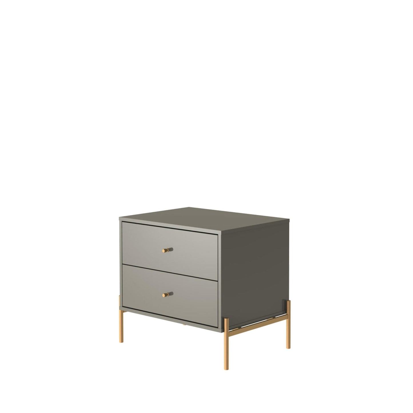 Jasper Nightstand in Grey (set of 2) - Ornate Home
