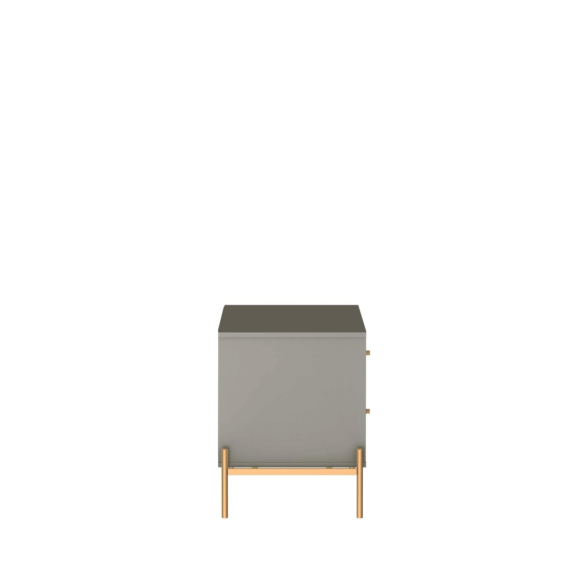 Jasper Nightstand in Grey (set of 2) - Ornate Home