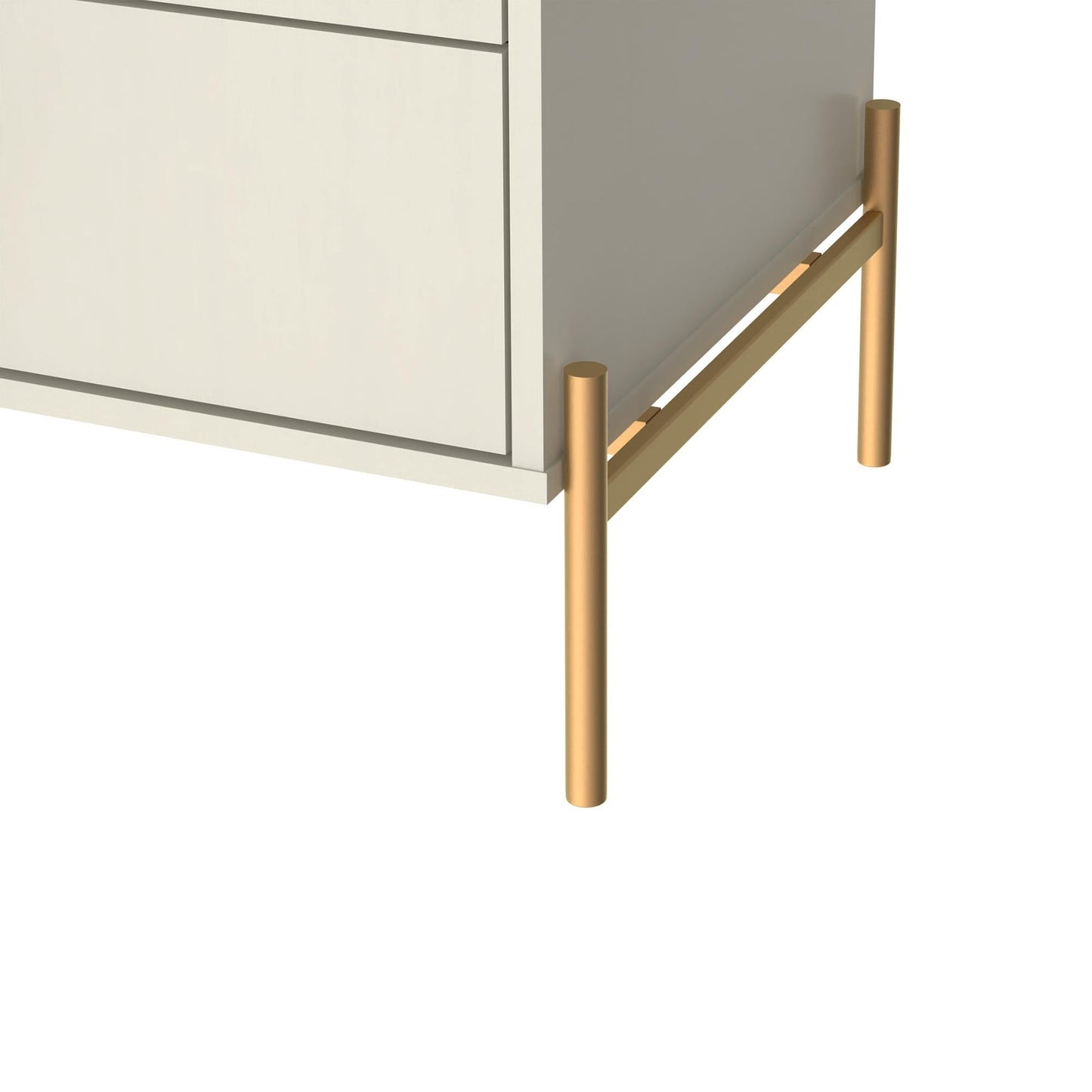 Jasper Nightstand in Off White (set of 2) - Ornate Home