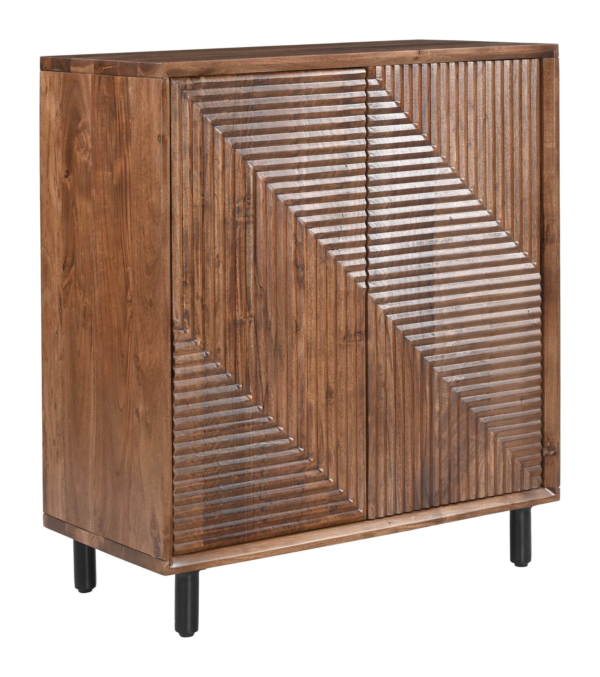 Jatil Walnut Cabinet - Ornate Home