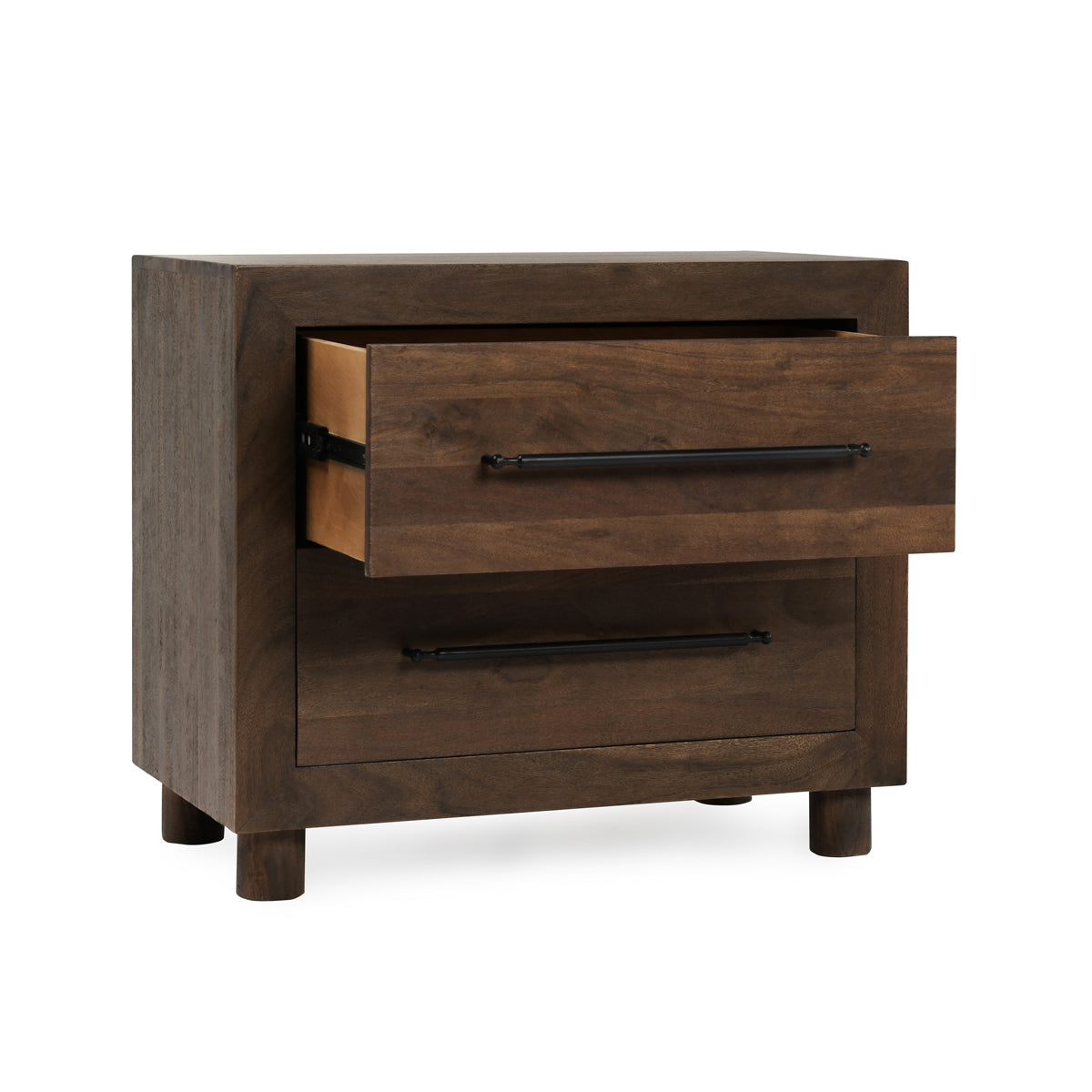 Jaxon Brown Nightstand - Ornate Home