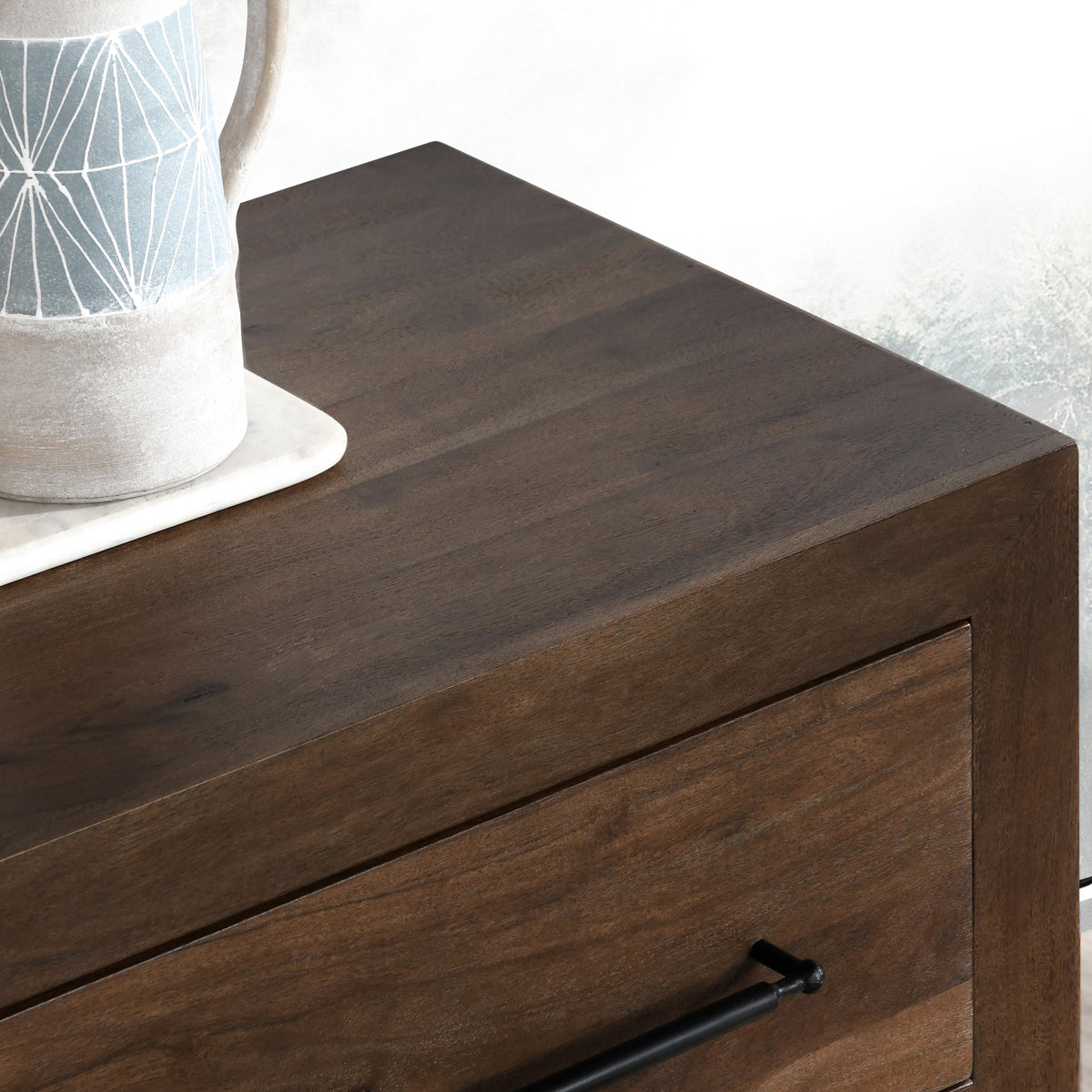 Jaxon Brown Nightstand - Ornate Home