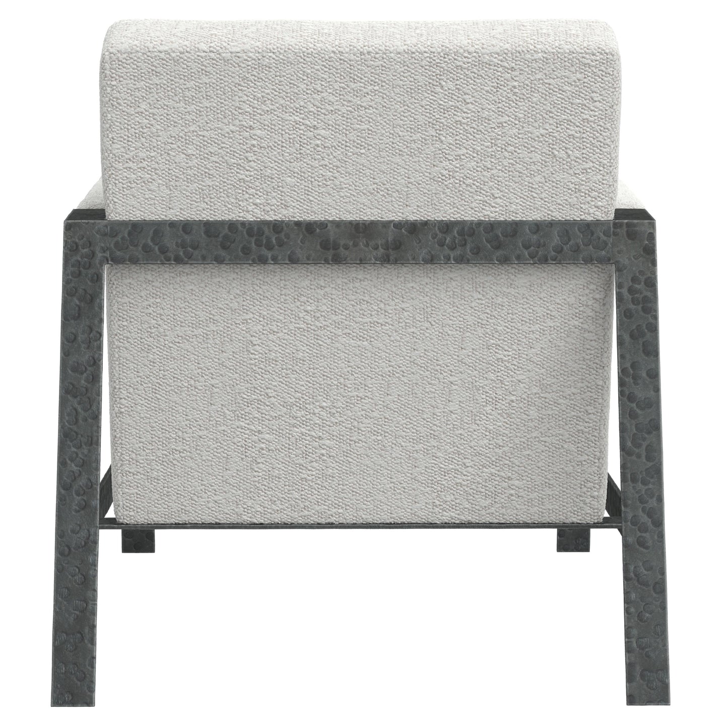 Jaxson White/Cream Fabric Chair - Ornate Home