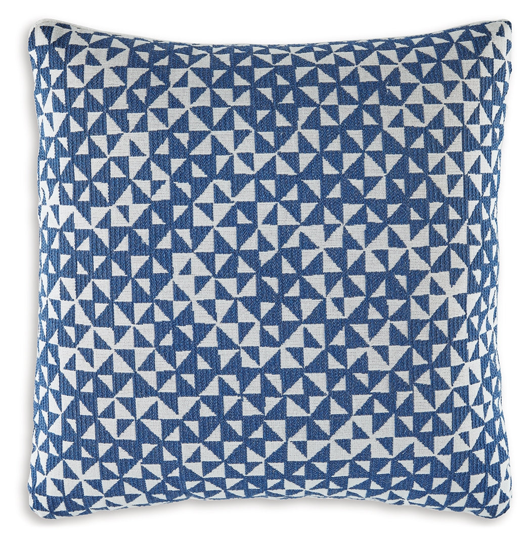Jaycott Next-Gen Nuvella Blue/White Pillow- Viva Furn