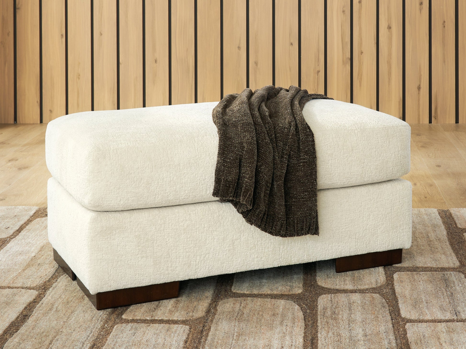 Jayne Park Sand Ottoman- Viva Furn
