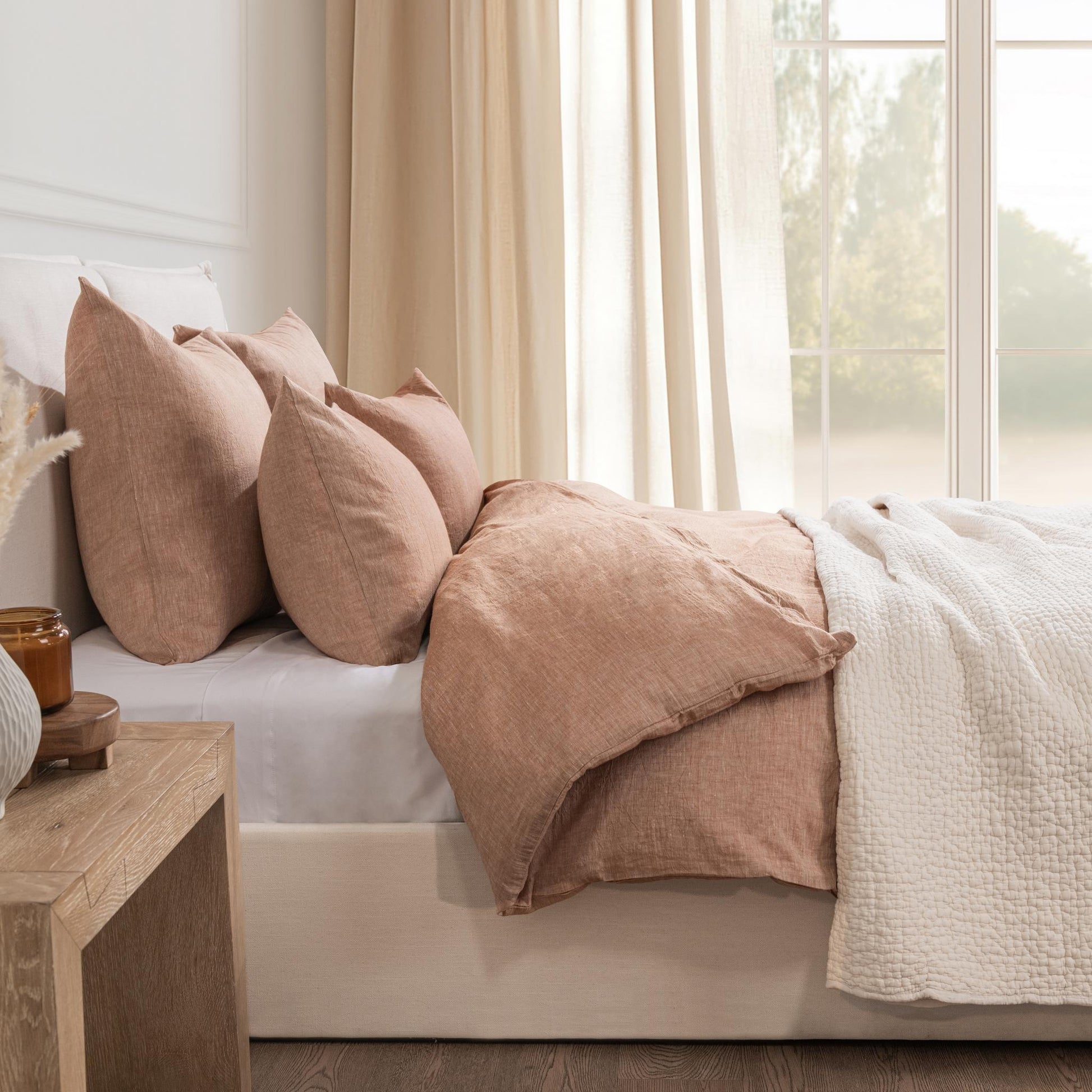 Jayson Clay Linen Cashmere Duvet Collection - Ornate Home