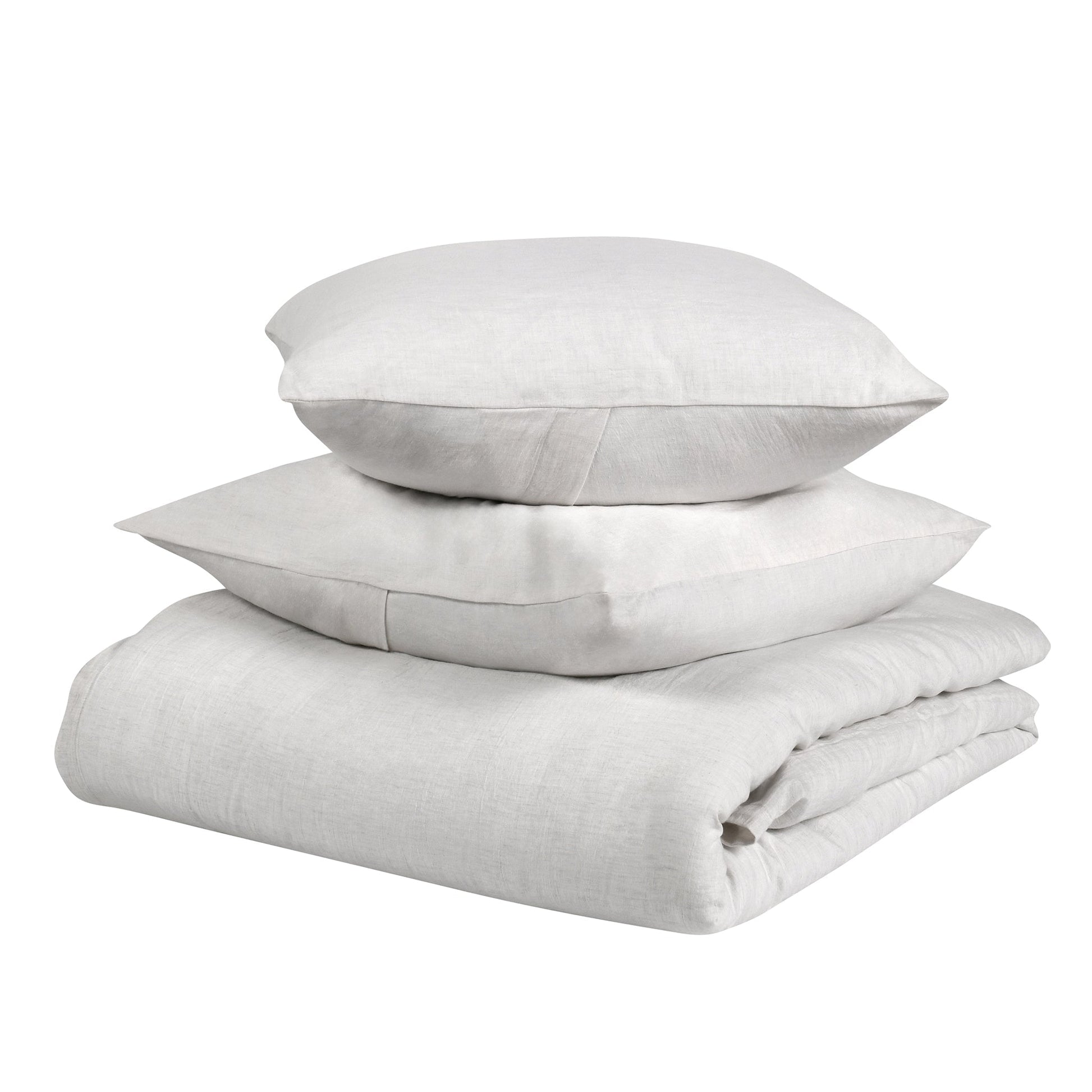 Jayson Quartz White Linen Cashmere Duvet Collection - Ornate Home