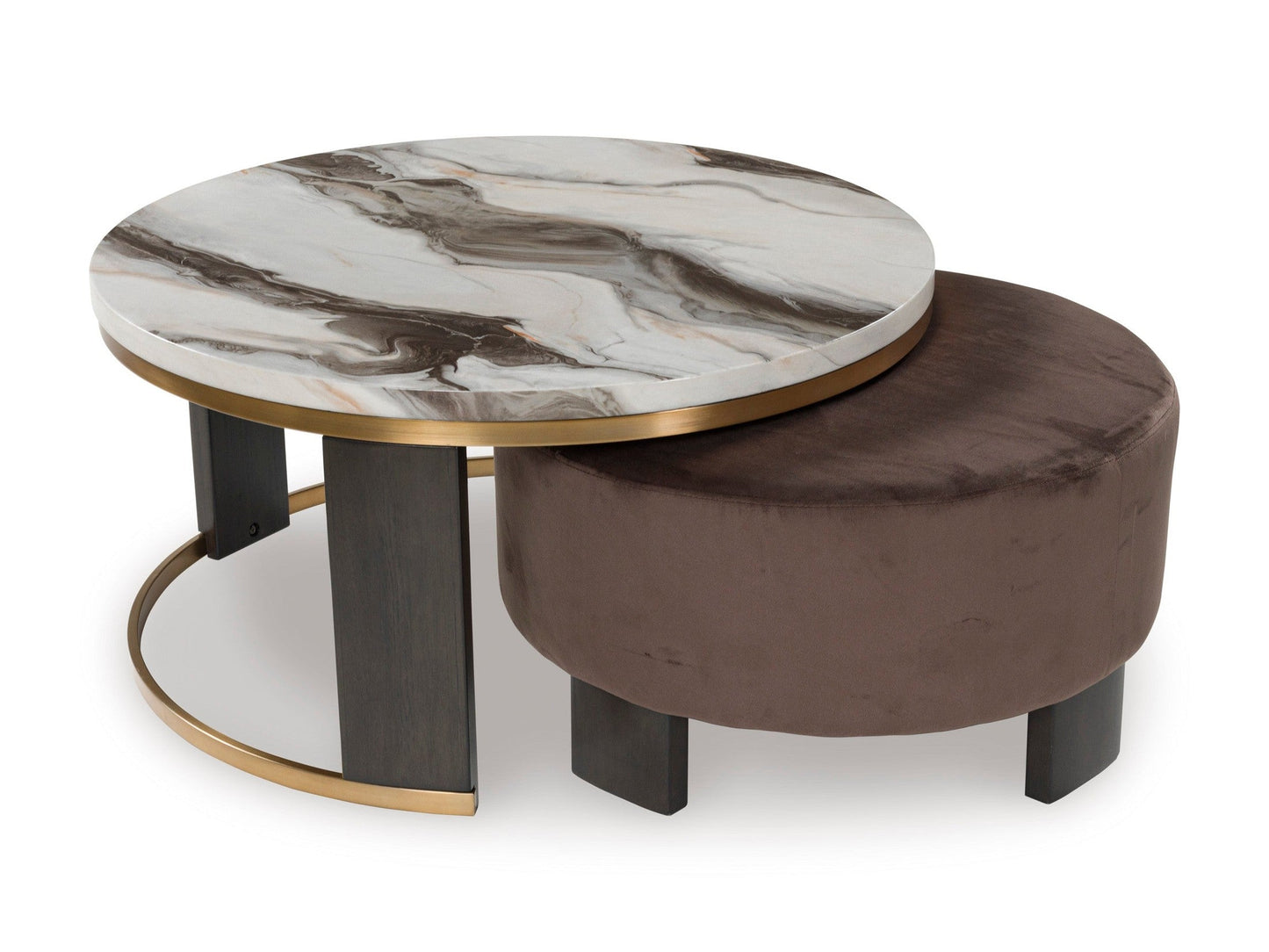 Jazmore Nesting Cocktail Tables (Set of 2)- Viva Furn