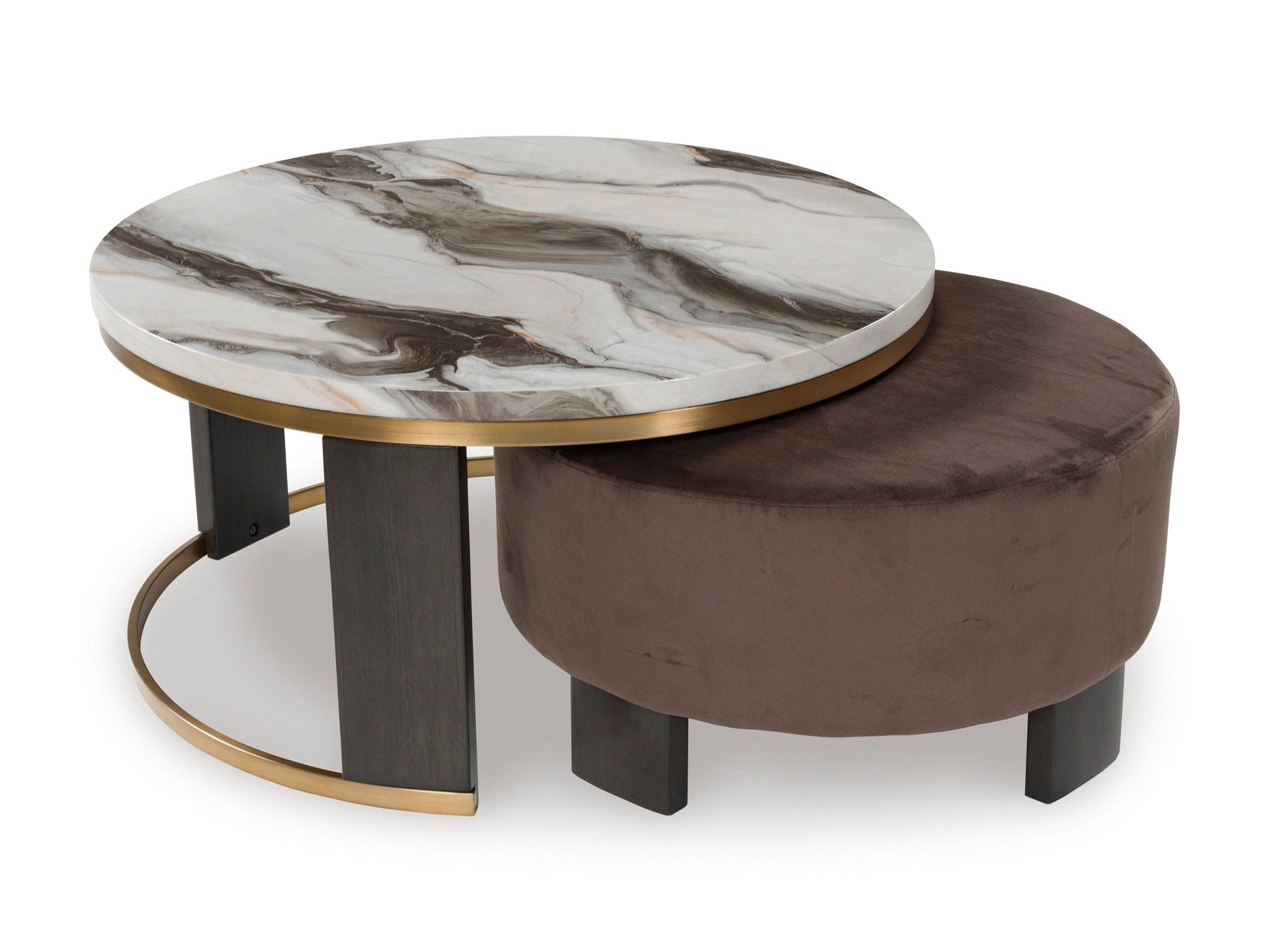 Jazmore Nesting Cocktail Tables (Set of 2)- Viva Furn