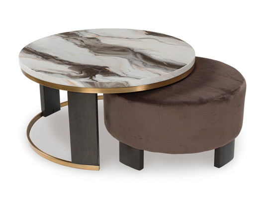 Jazmore Nesting Cocktail Tables (Set of 2)- Viva Furn