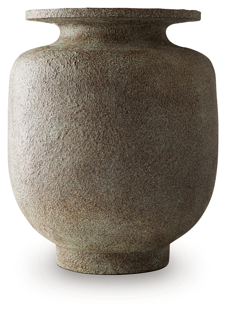 Jedwick Gray/Brown Vase- Viva Furn