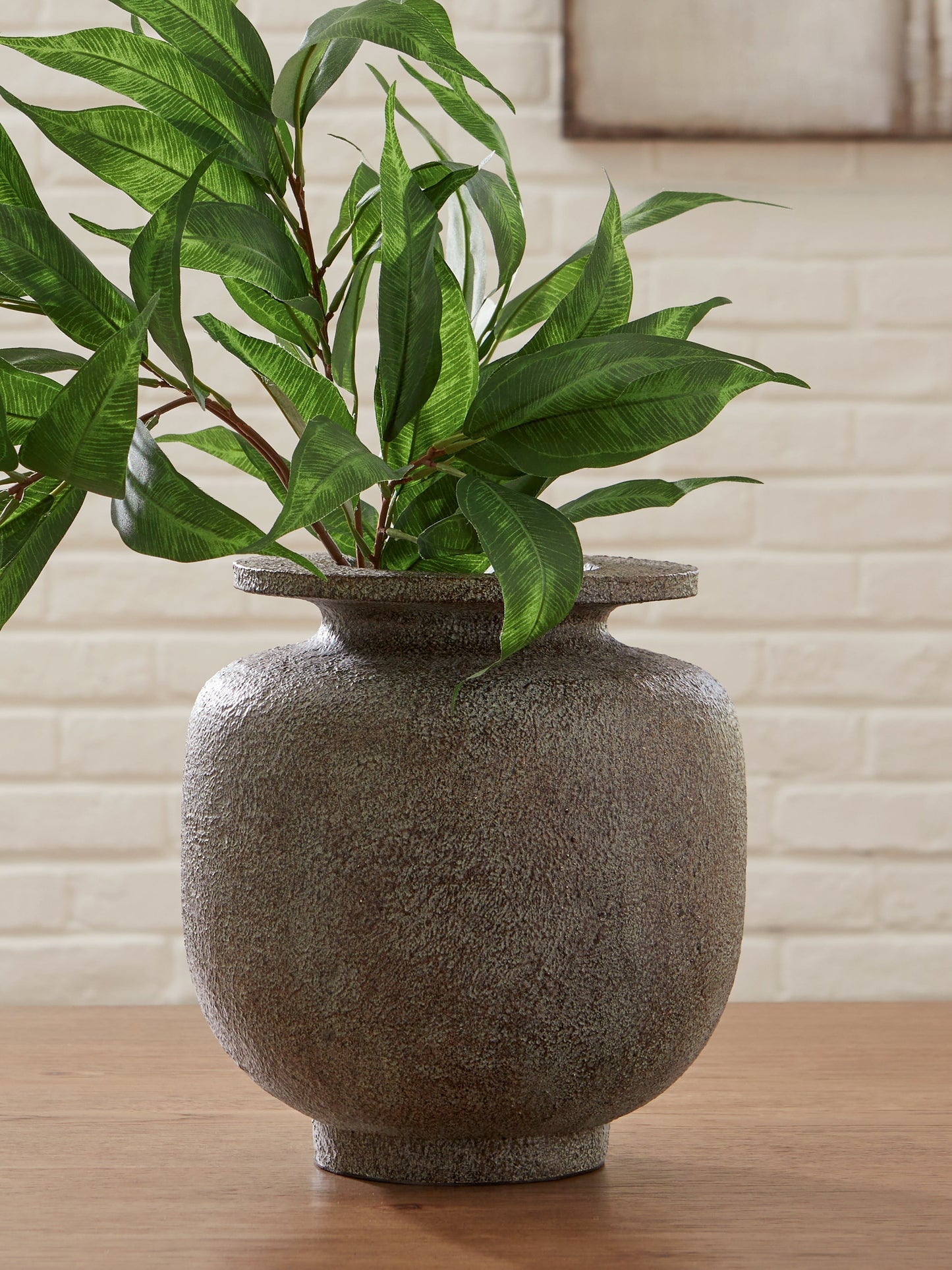 Jedwick Gray/Brown Vase- Viva Furn