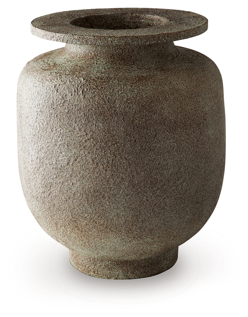 Jedwick Gray/Brown Vase- Viva Furn