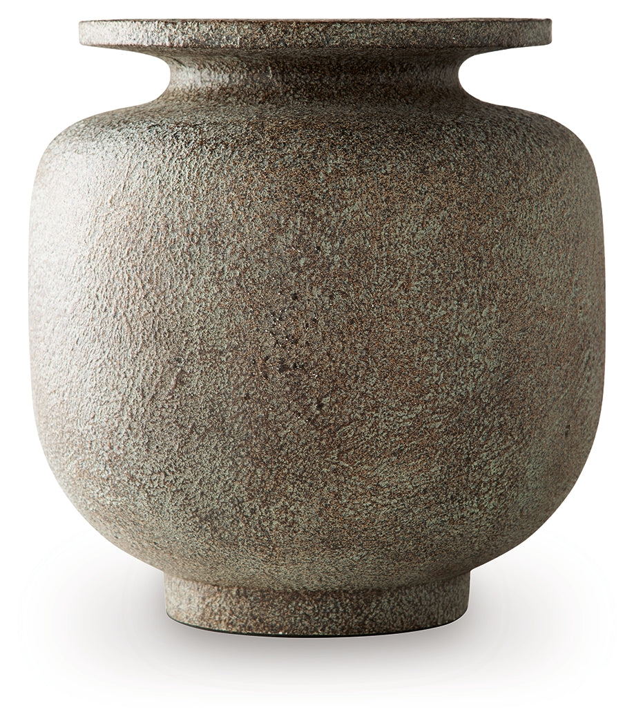 Jedwick Gray/Brown Vase- Viva Furn