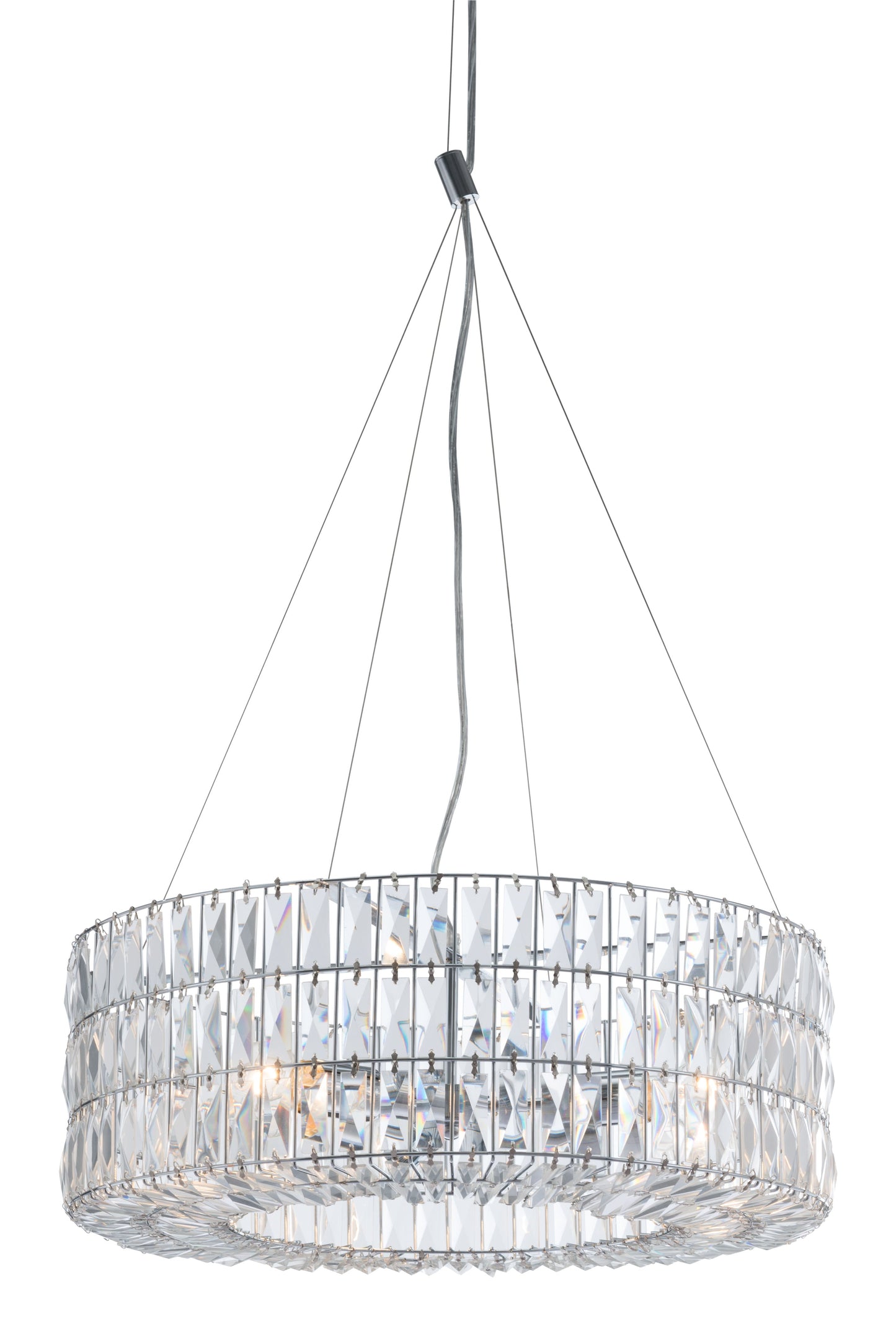 Jena Chrome Ceiling Lamp - Ornate Home