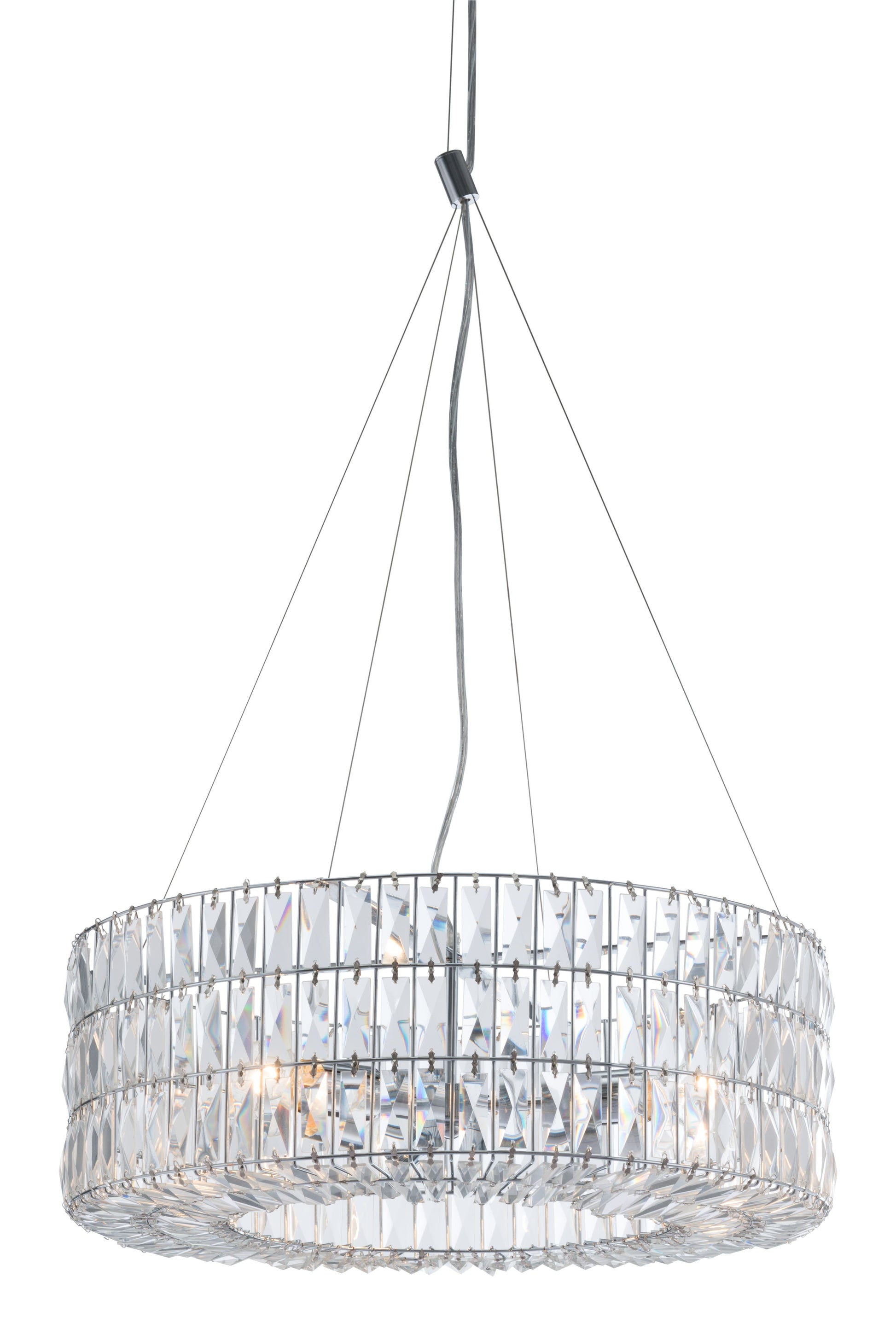 Jena Chrome Ceiling Lamp - Ornate Home