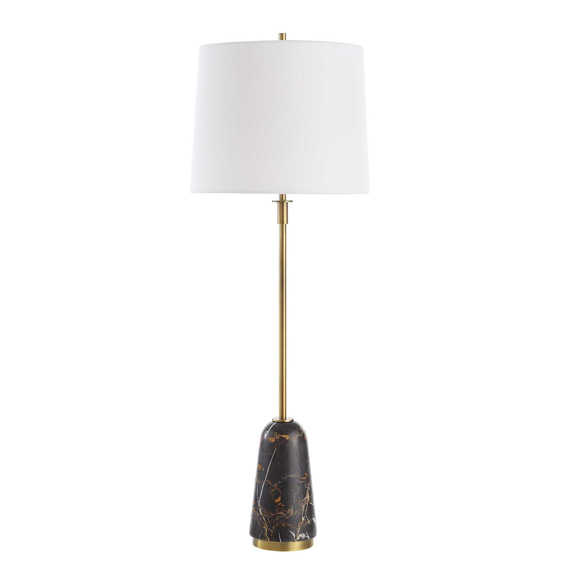 Jenson Black Marble Buffet Lamp - Ornate Home