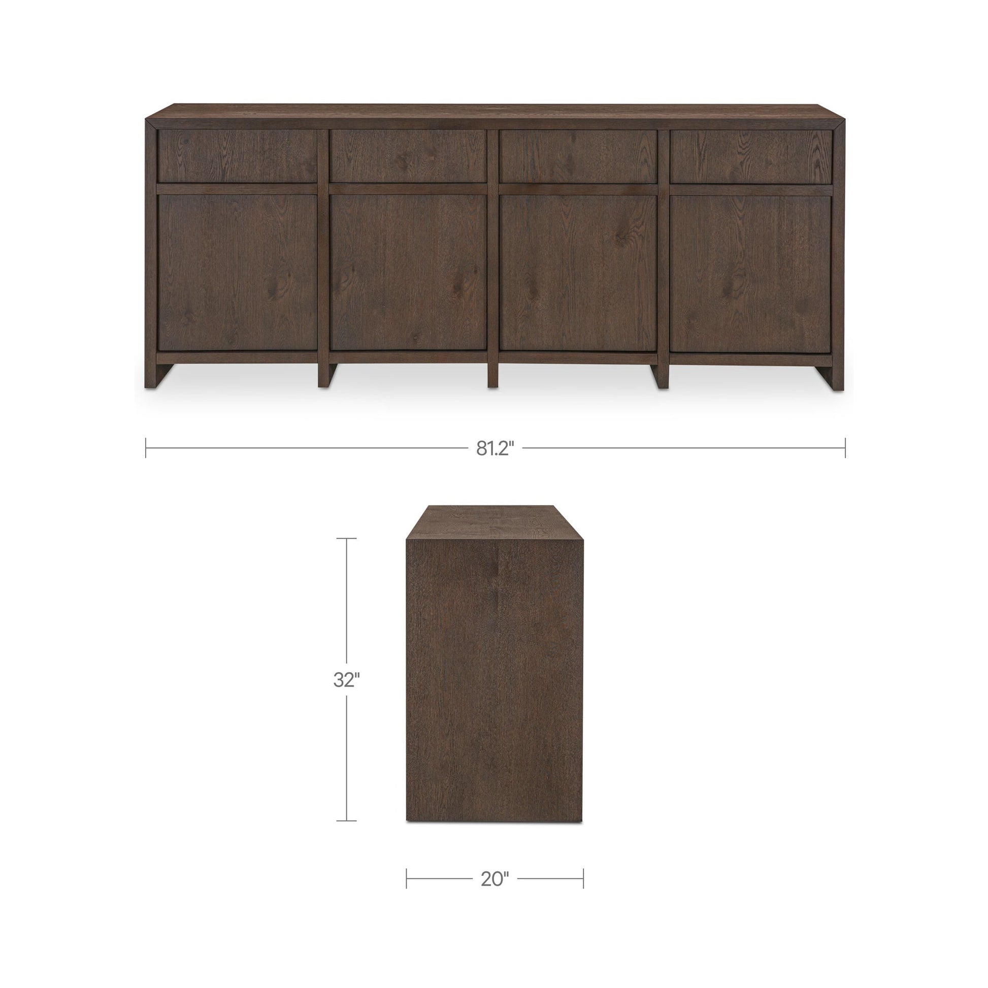 Jenson Brown Sideboard - Ornate Home