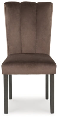 Jeshina Mocha Dining Side Chair (Set of 2)- Viva Furn