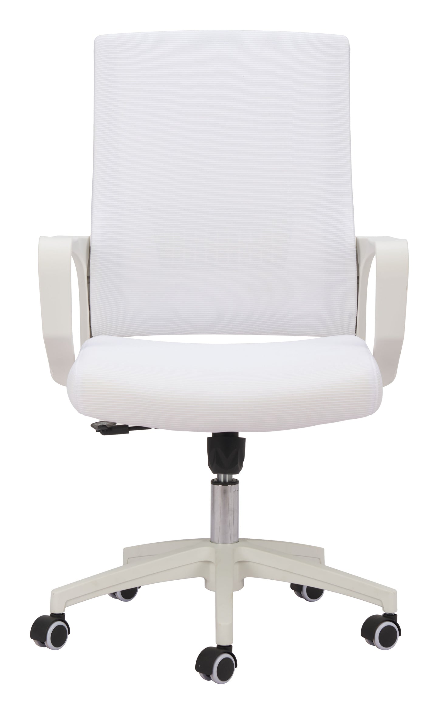 Jett White Low Back Office Chair - Ornate Home