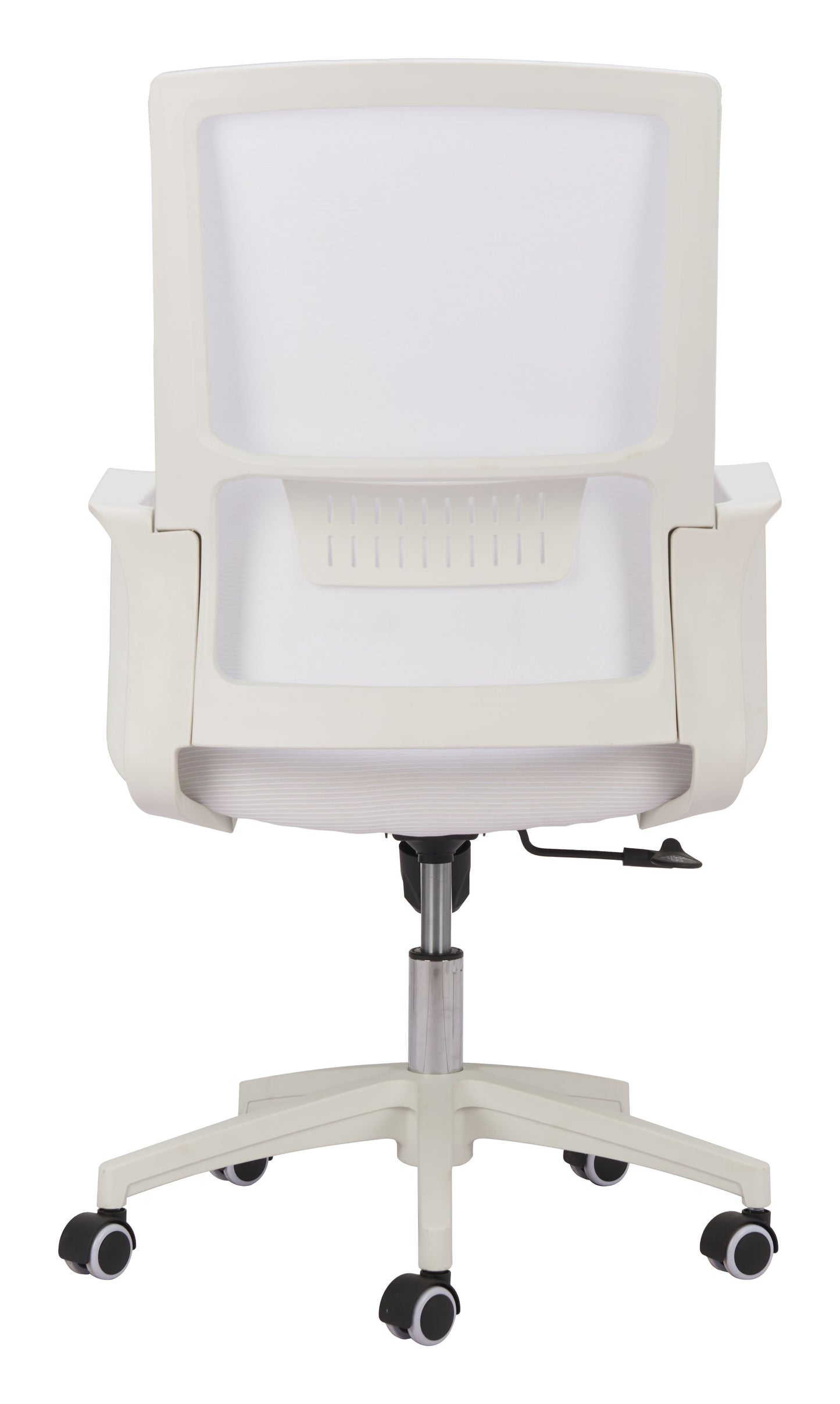 Jett White Low Back Office Chair - Ornate Home