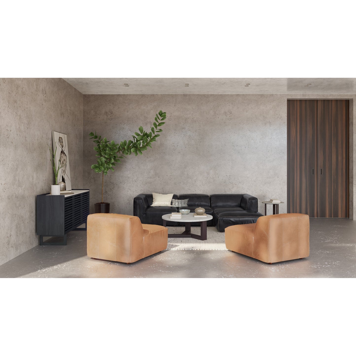 Jinxx Charcoal Grey Coffee Table - Ornate Home