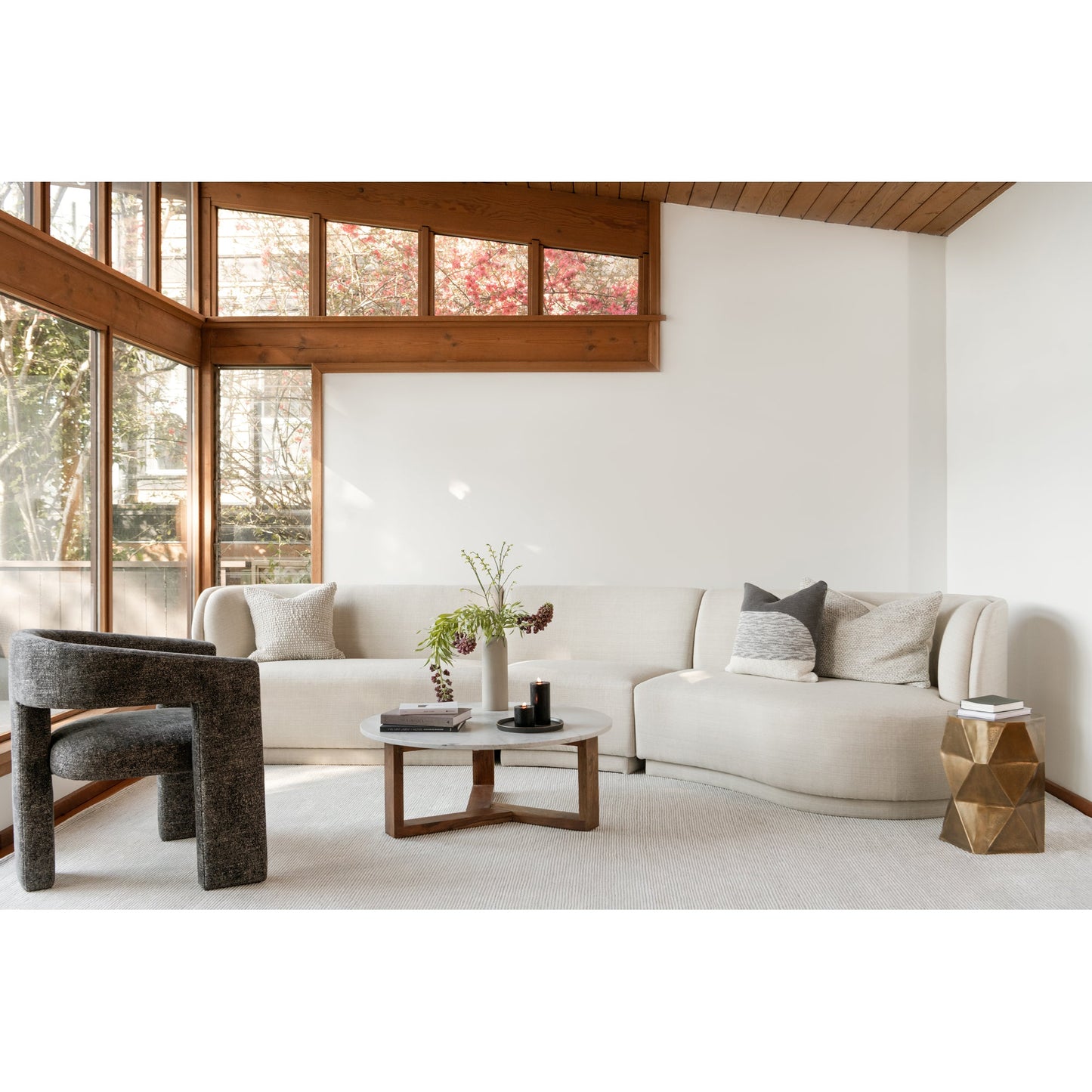 Jinxx White Coffee Table - Ornate Home