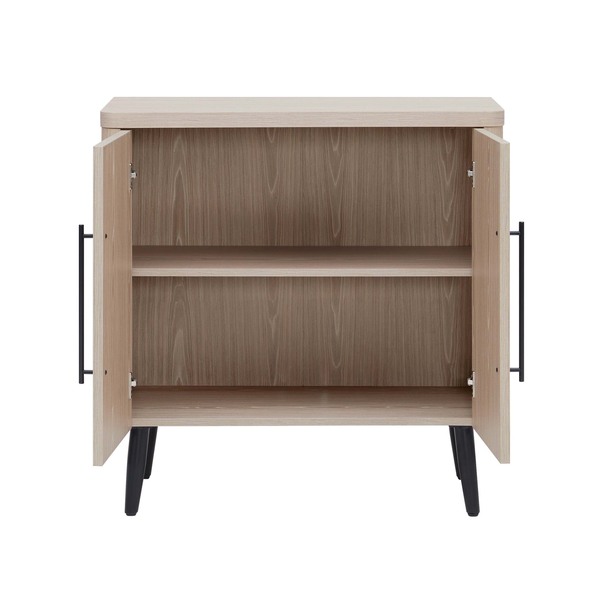 Jodie Accent Cabinet in Whitewashed Oak - Ornate Home