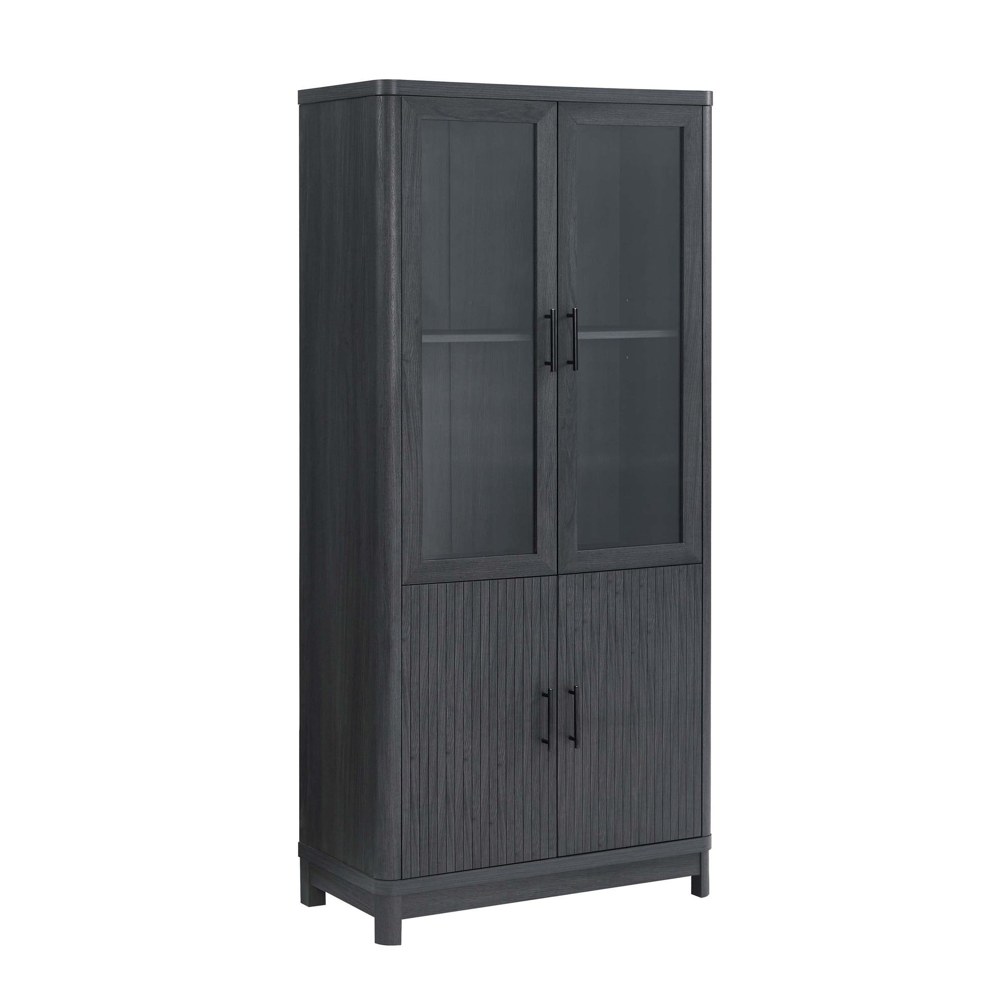 Jodie Bookcase in Charcoal Grey - Ornate Home