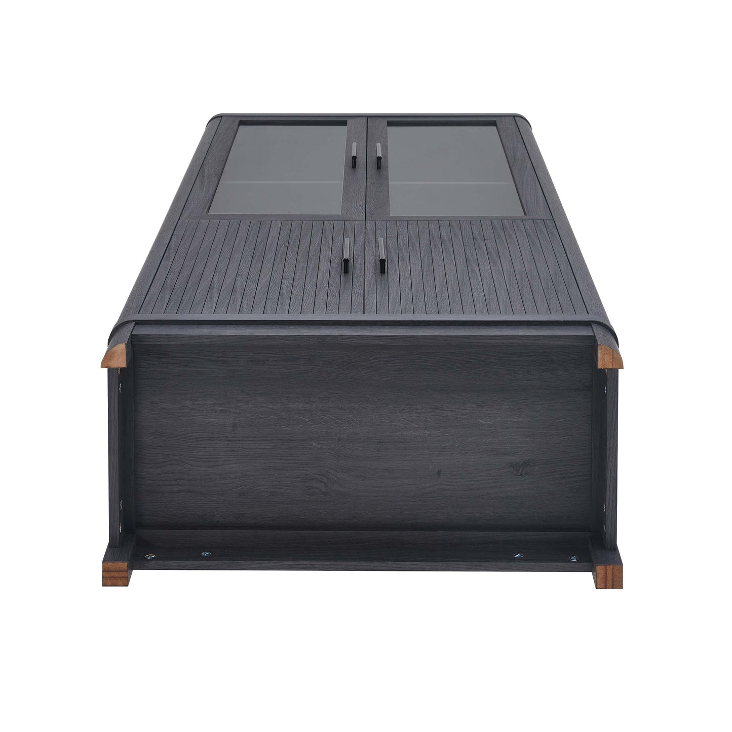 Jodie Bookcase in Charcoal Grey (set of 2) - Ornate Home