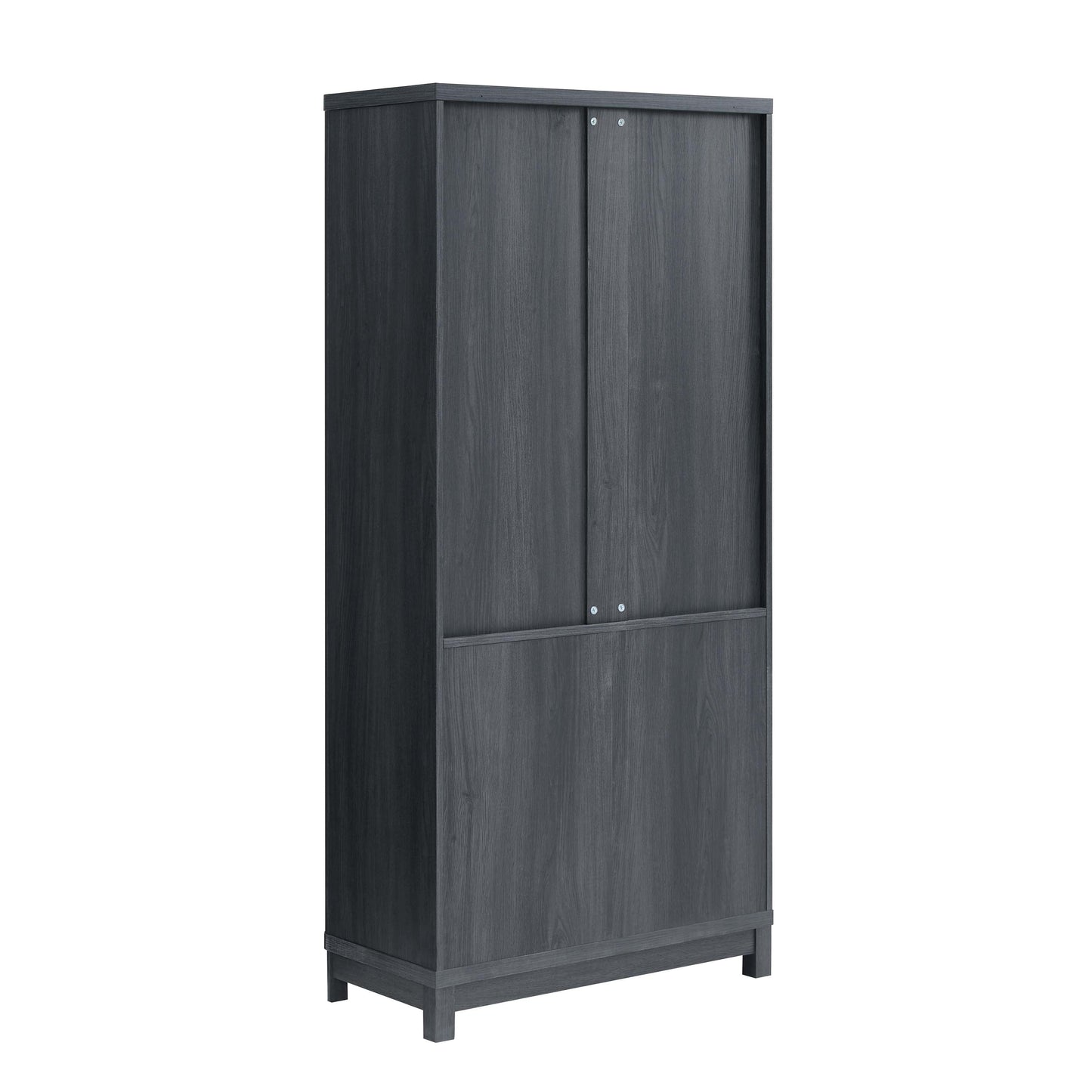 Jodie Bookcase in Charcoal Grey (set of 3) - Ornate Home