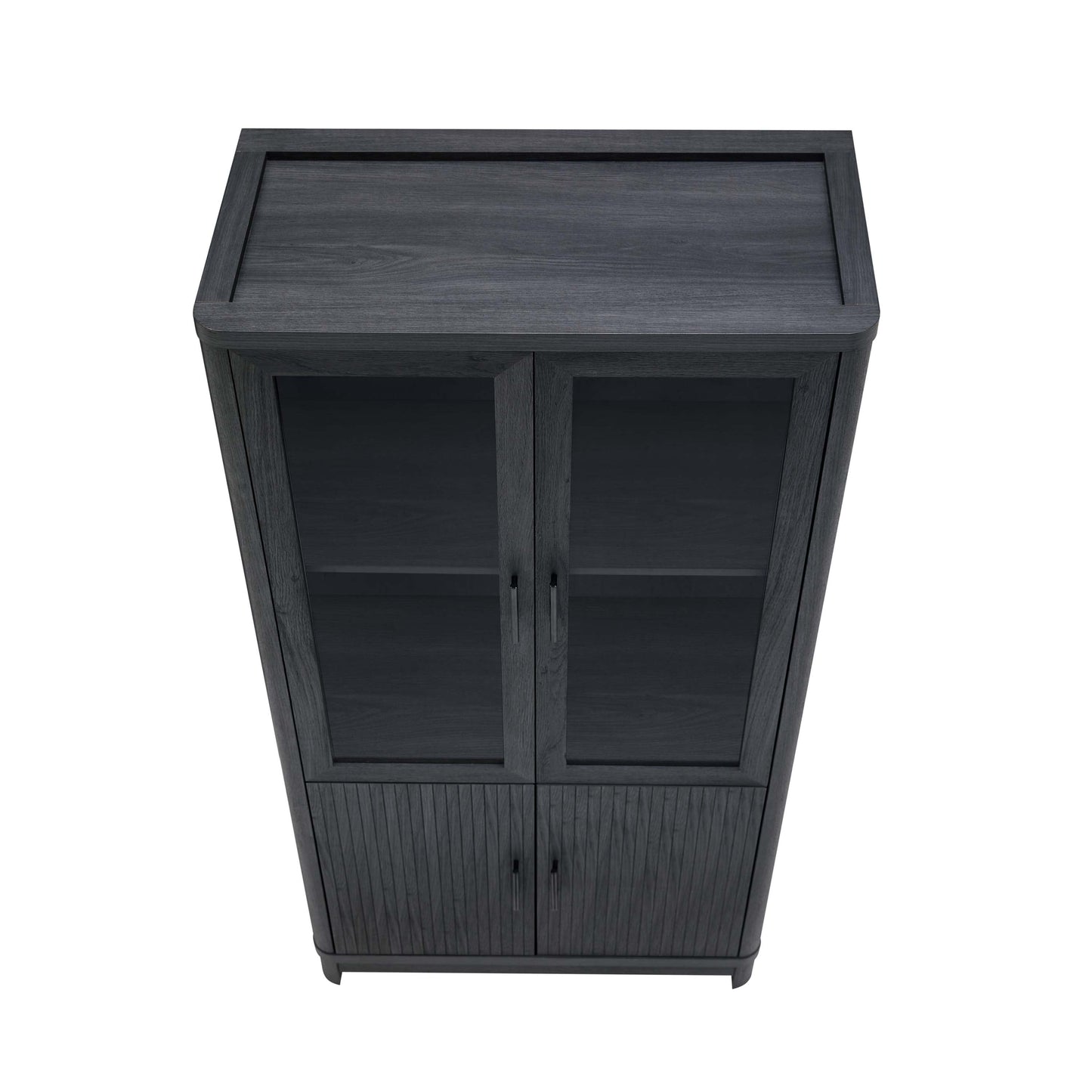 Jodie Bookcase in Charcoal Grey (set of 3) - Ornate Home