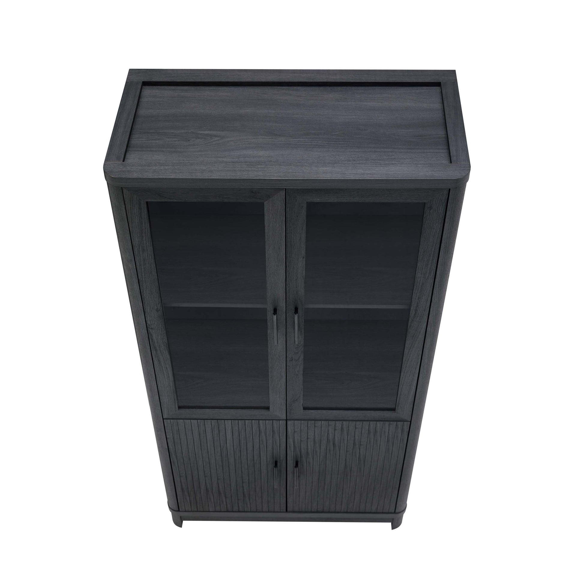 Jodie Bookcase in Charcoal Grey (set of 3) - Ornate Home