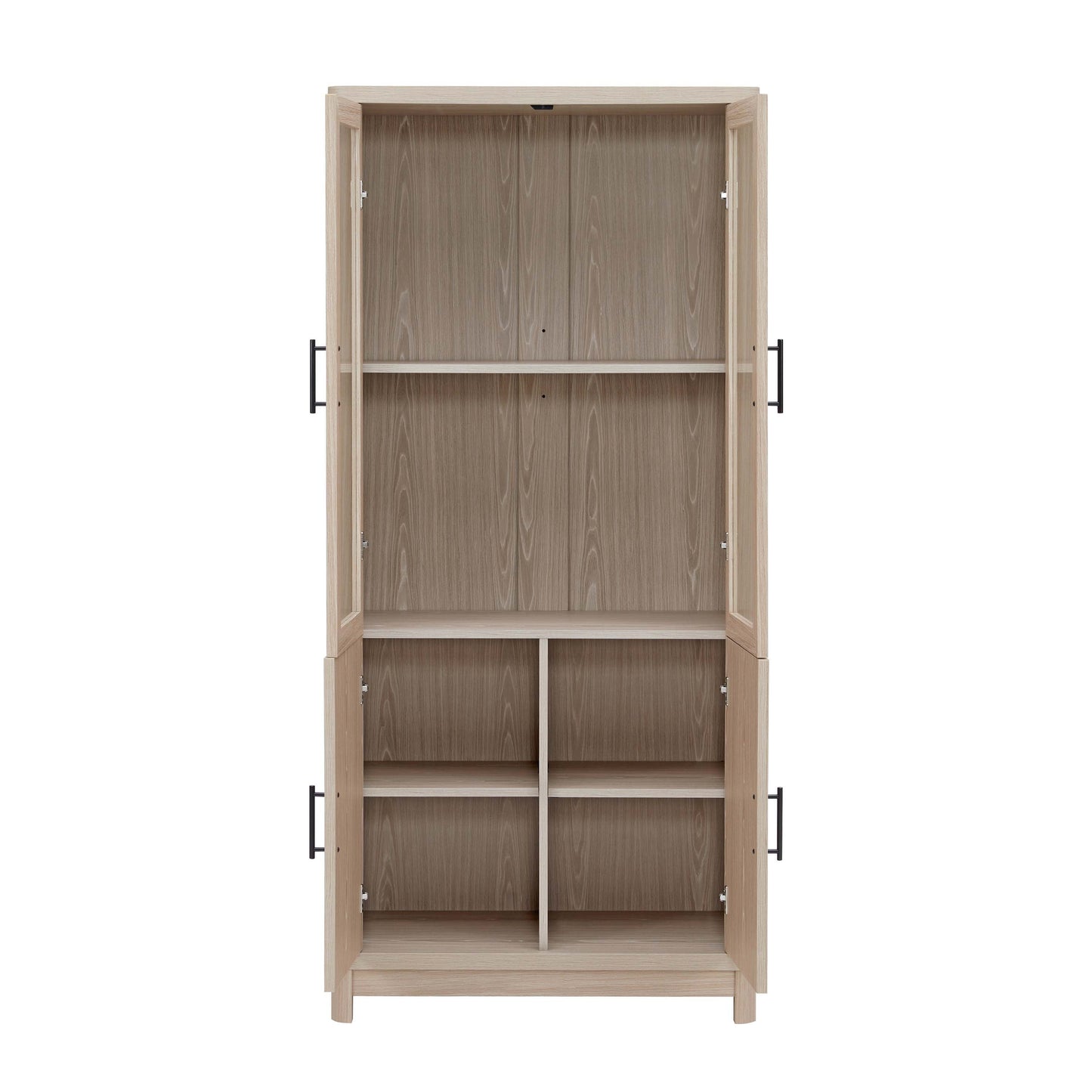 Jodie Bookcase in Whitewashed Oak - Ornate Home