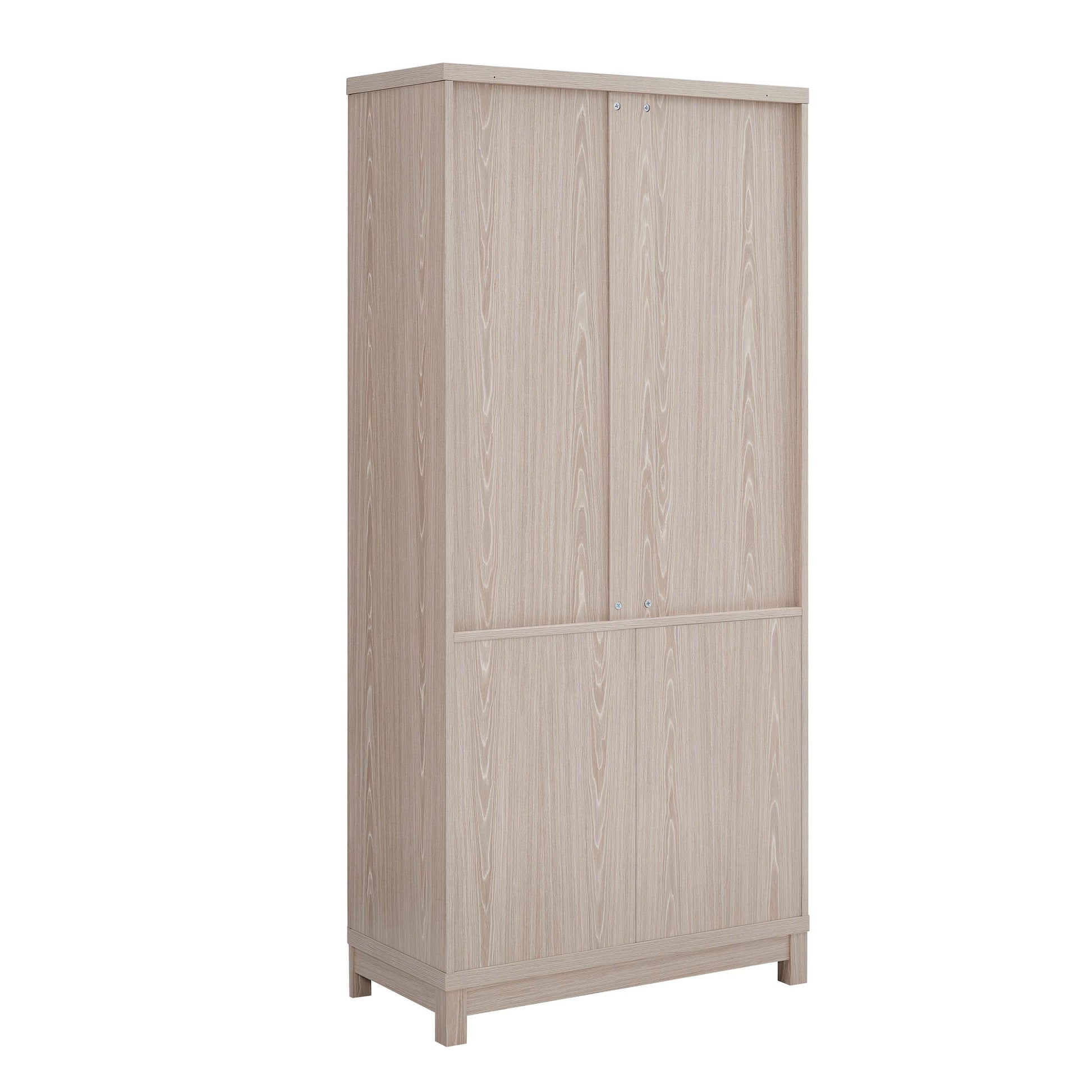 Jodie Bookcase in Whitewashed Oak (set of 3) - Ornate Home