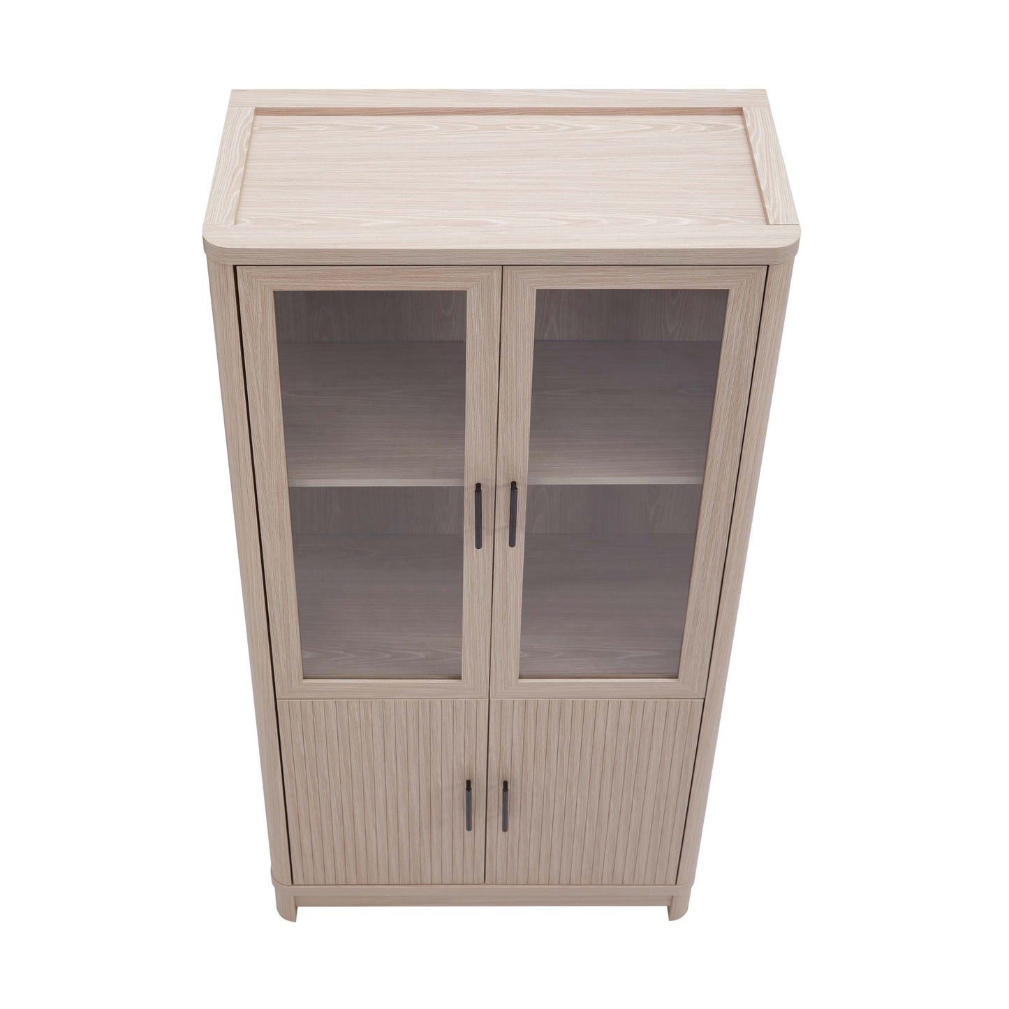 Jodie Bookcase in Whitewashed Oak (set of 3) - Ornate Home