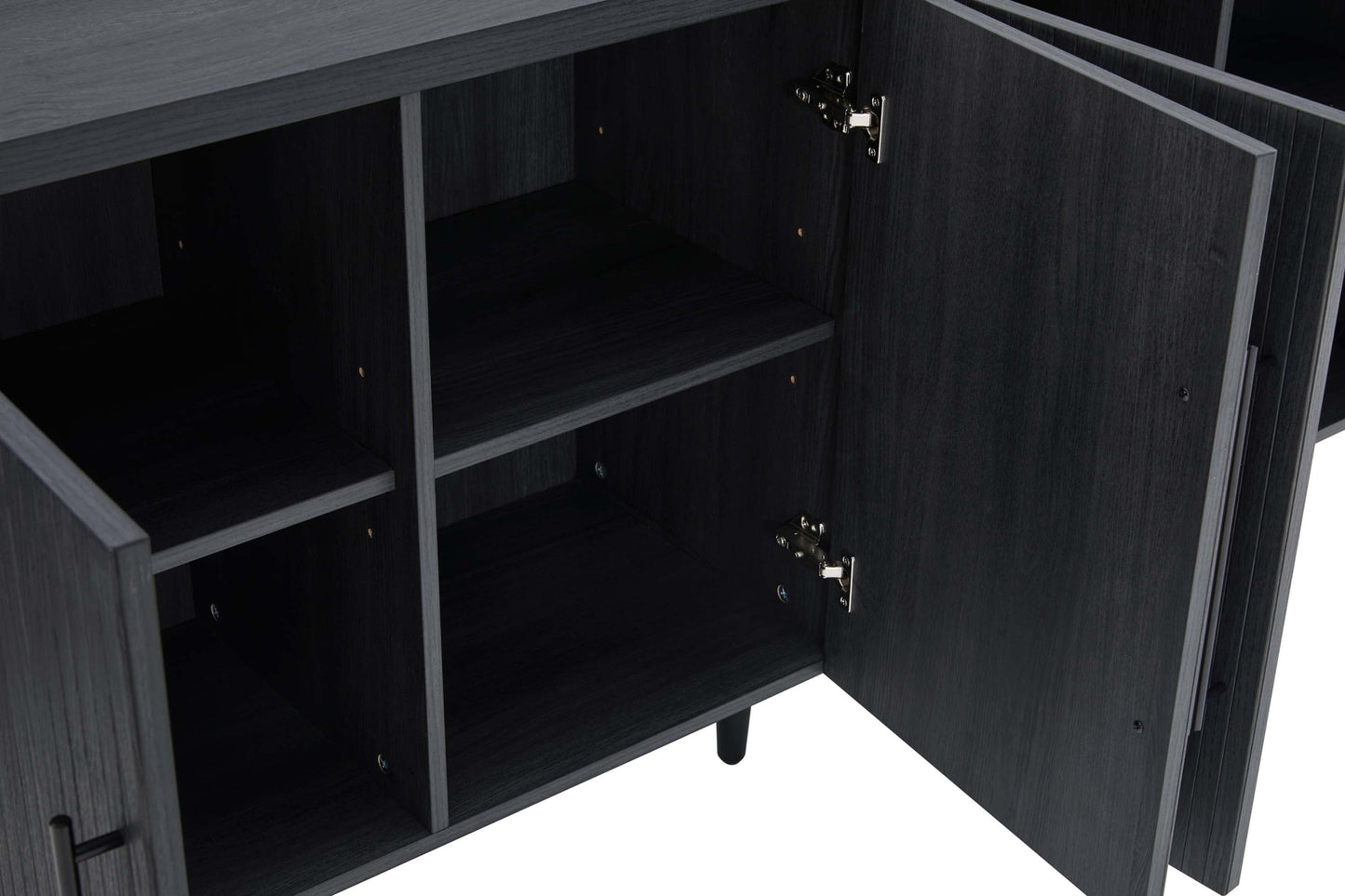 Jodie Sideboard in Charcoal Grey - Ornate Home
