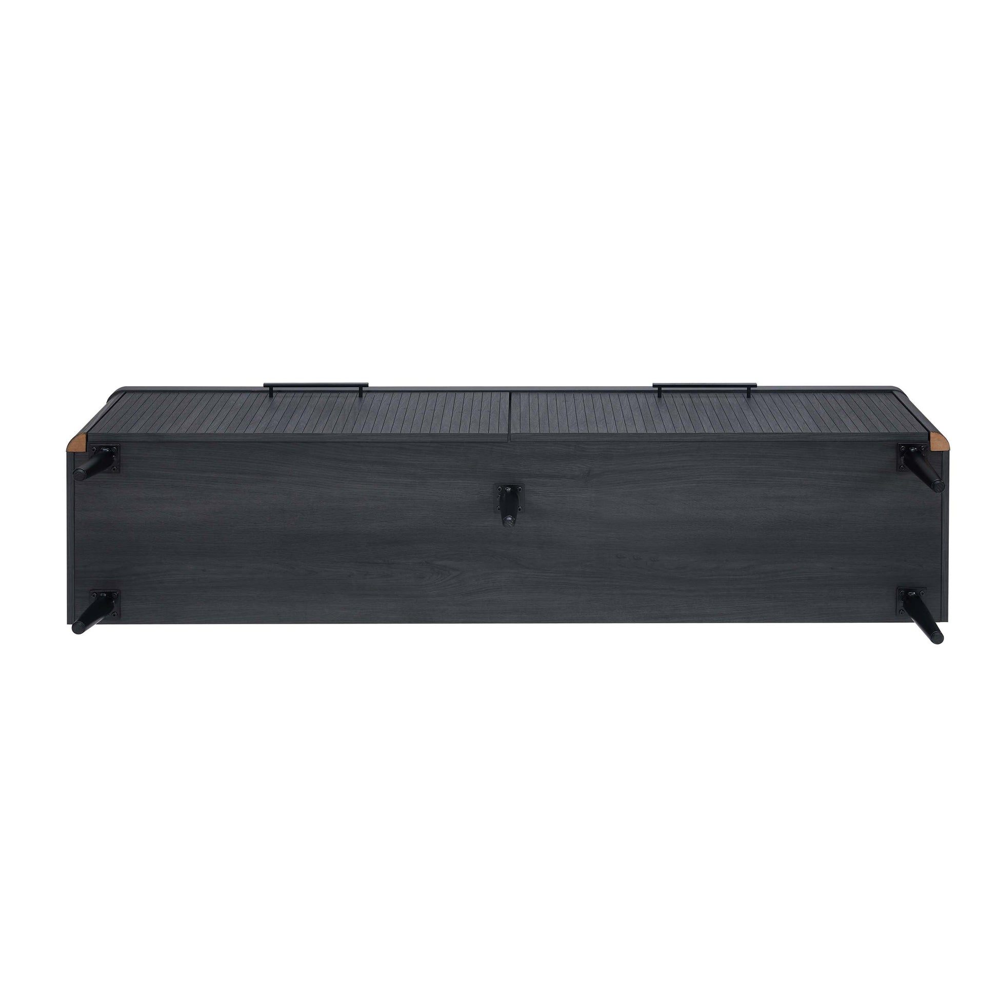 Jodie TV Stand in Charcoal Grey - Ornate Home