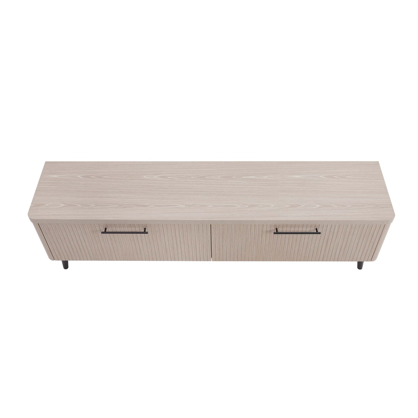 Jodie TV Stand in Whitewashed Oak - Ornate Home