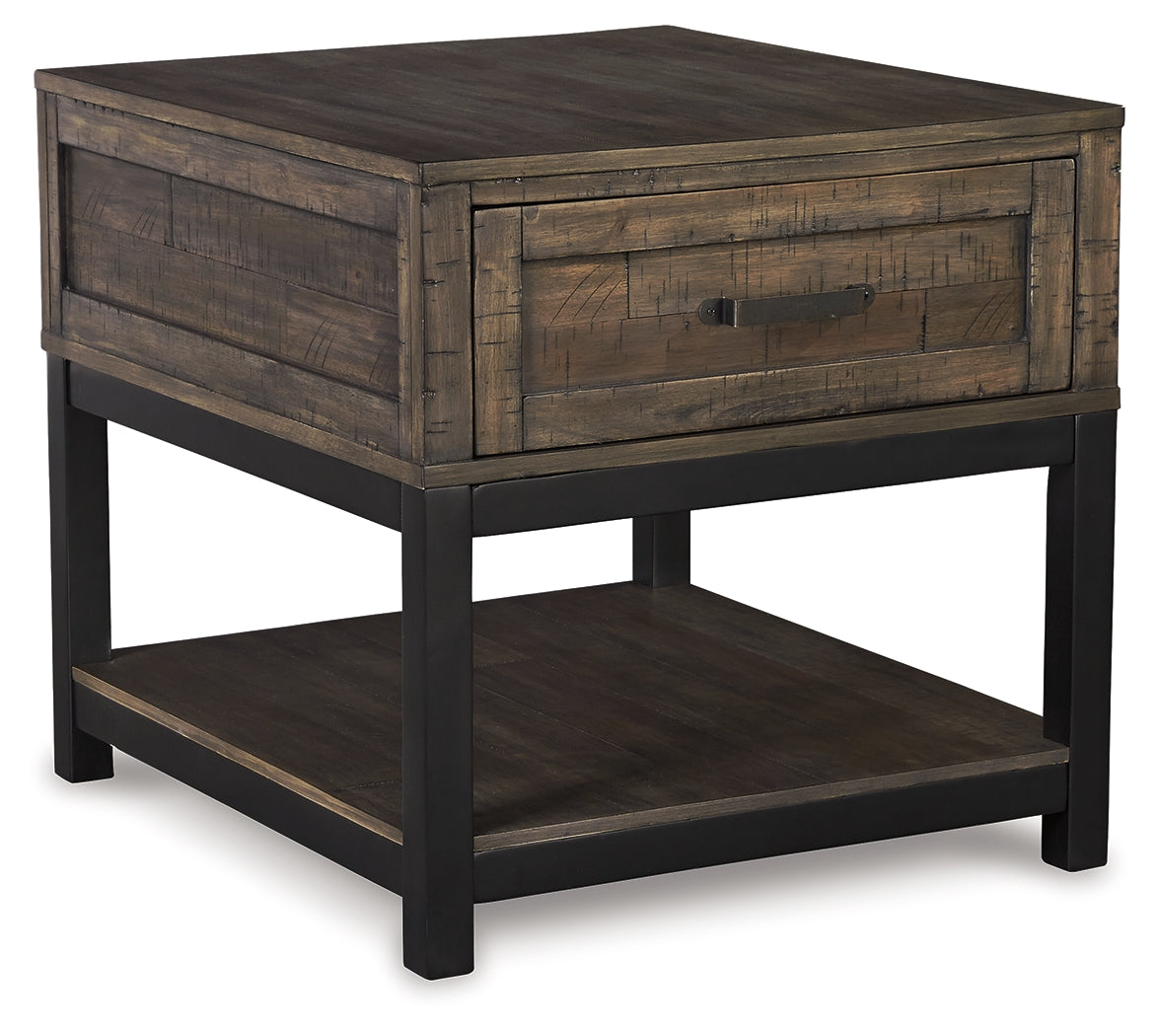 Johurst Grayish Brown Lift-top Coffee Table and 2 End Tables - Ornate Home