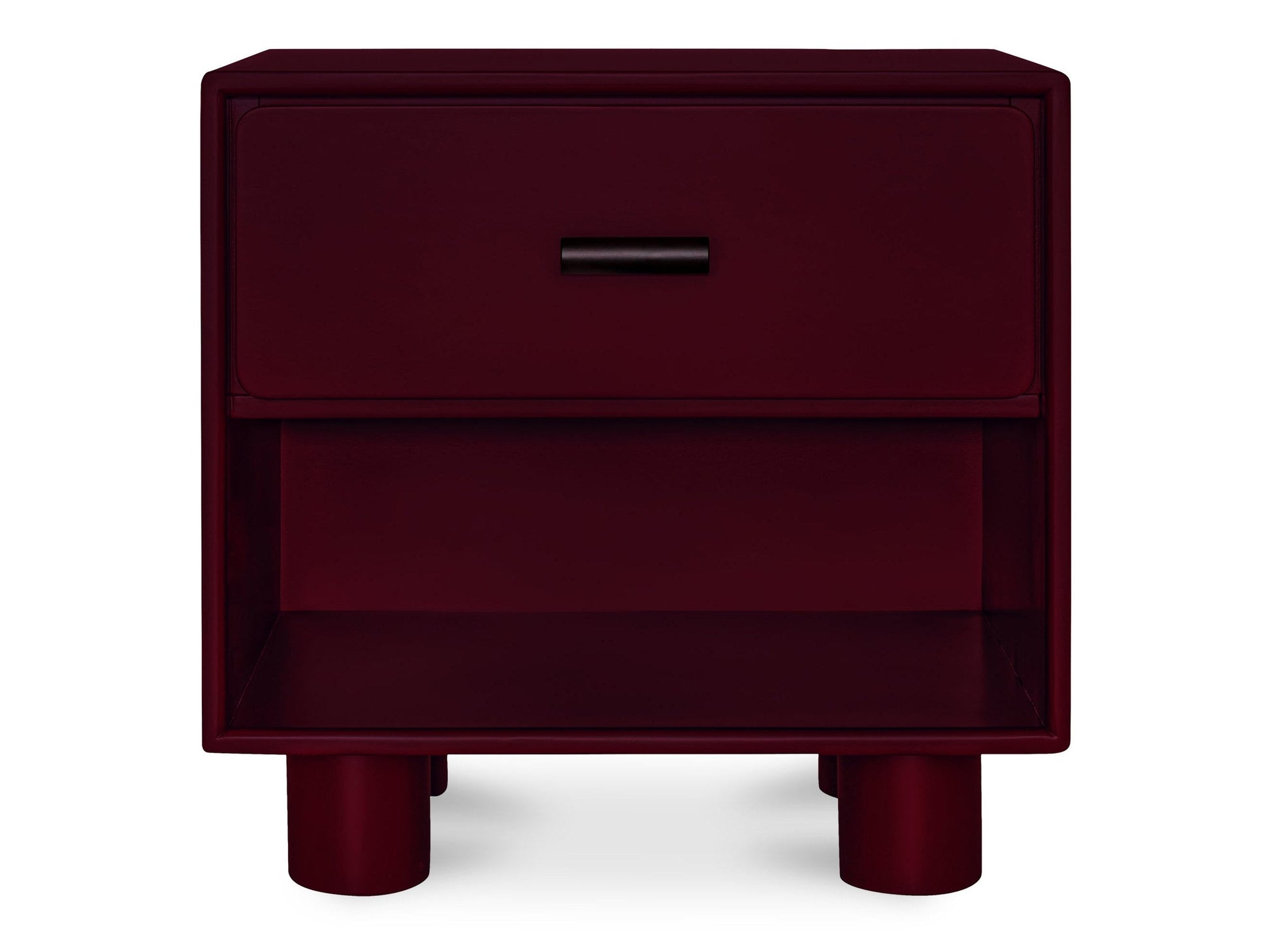 Jolene Deep Red Nightstand - Ornate Home