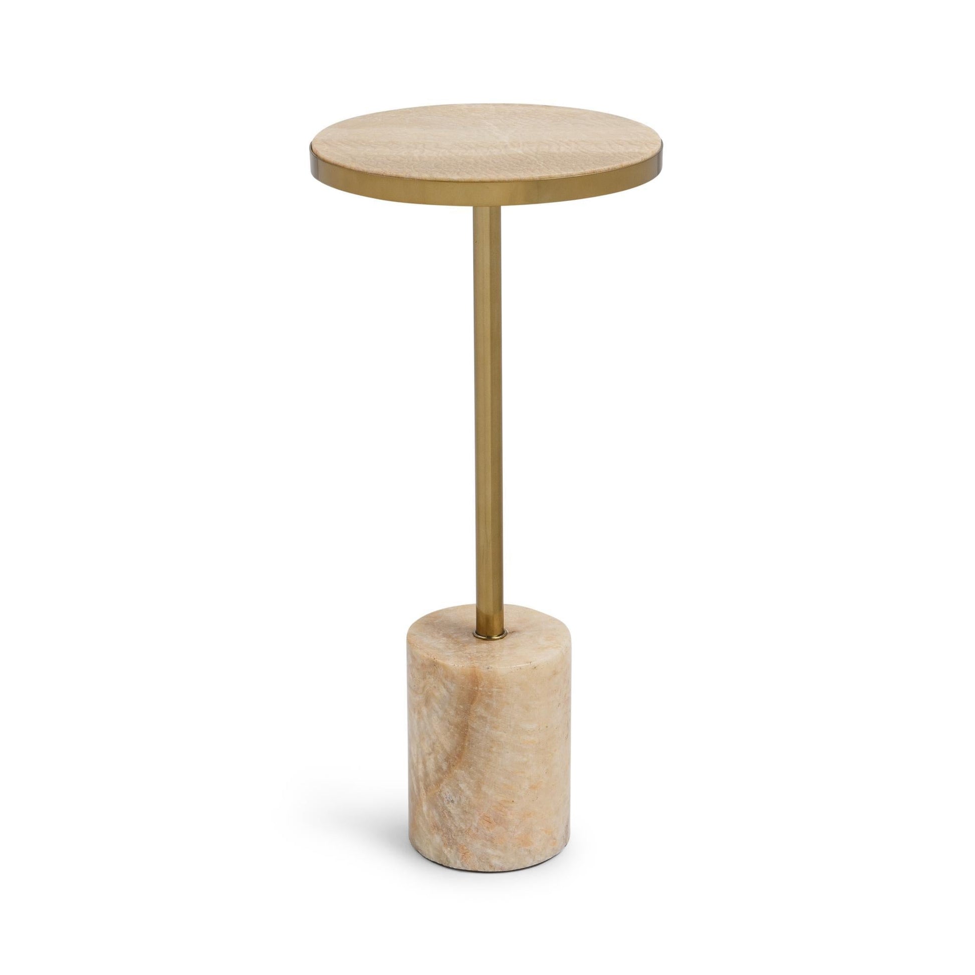 Jordyn Champagne Medium Accent Table - Ornate Home