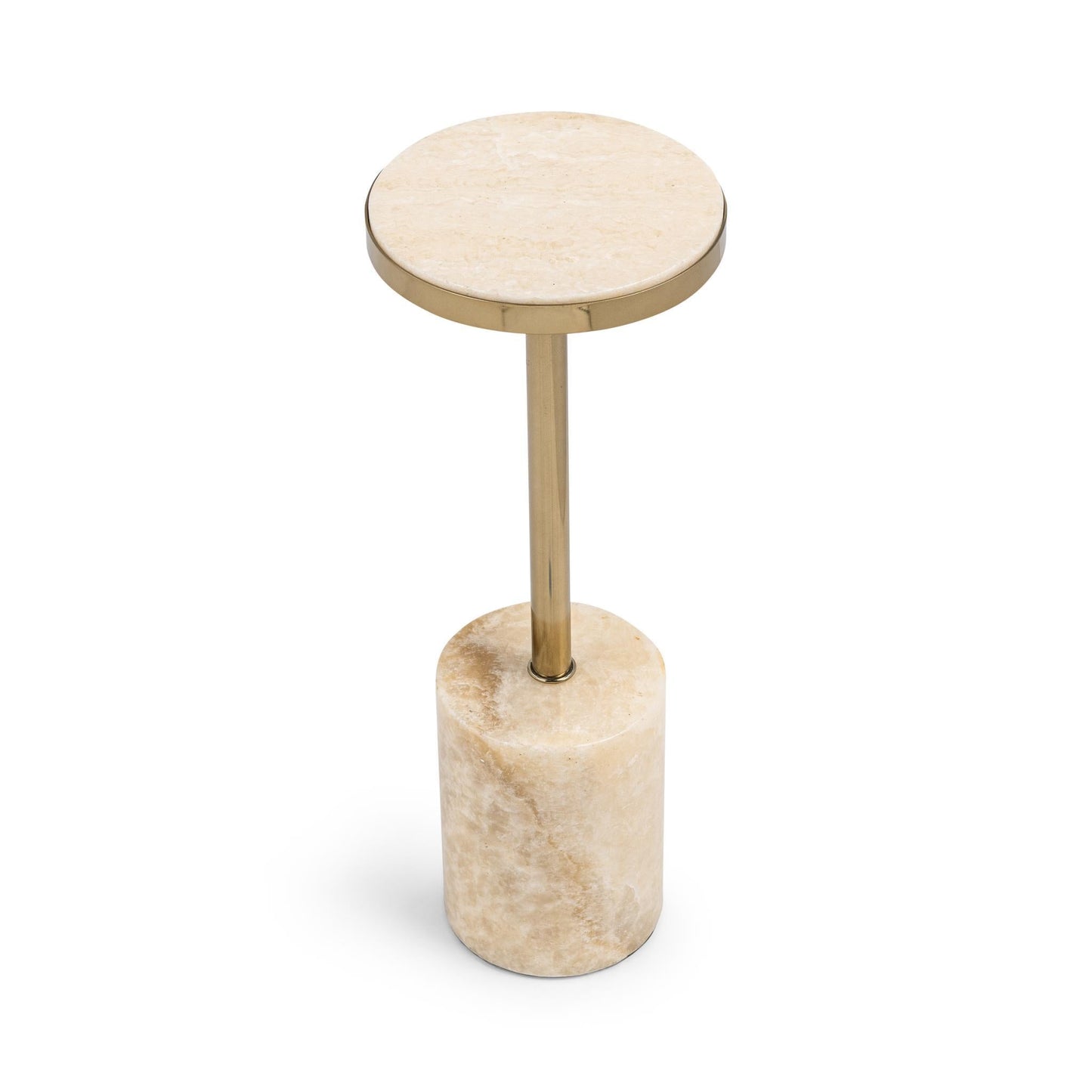 Jordyn Champagne Small Accent Table - Ornate Home