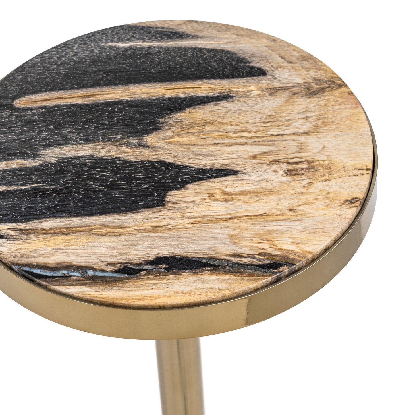 Jordyn Molten Husk Medium Accent Table - Ornate Home