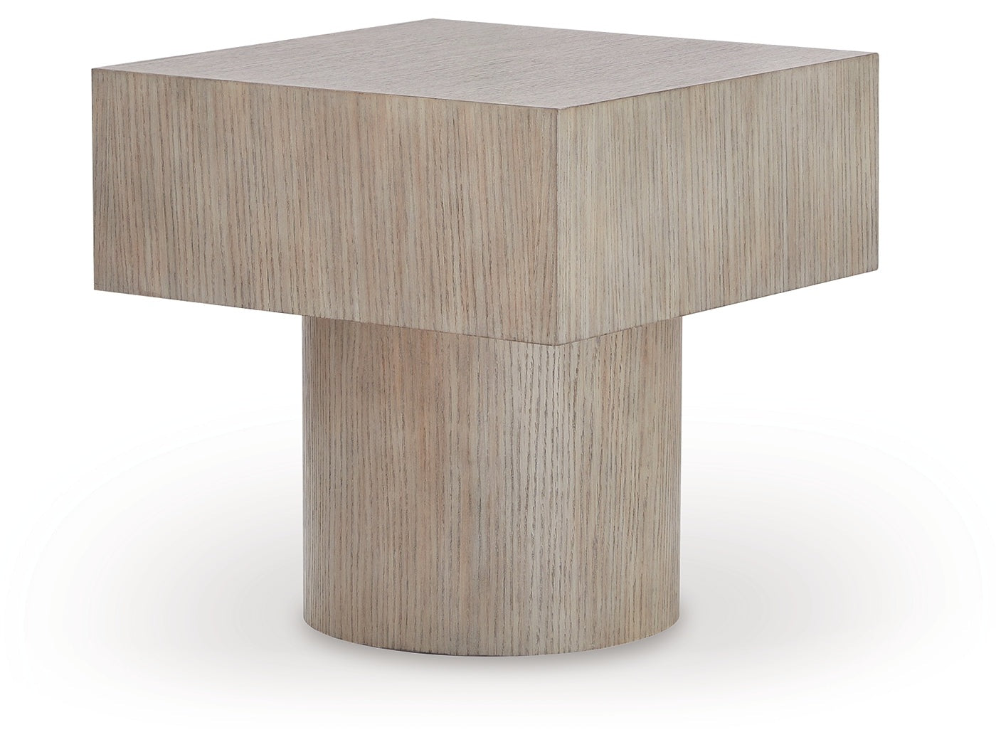 Jorielyn Light Grayish Brown Square End Table- Viva Furn