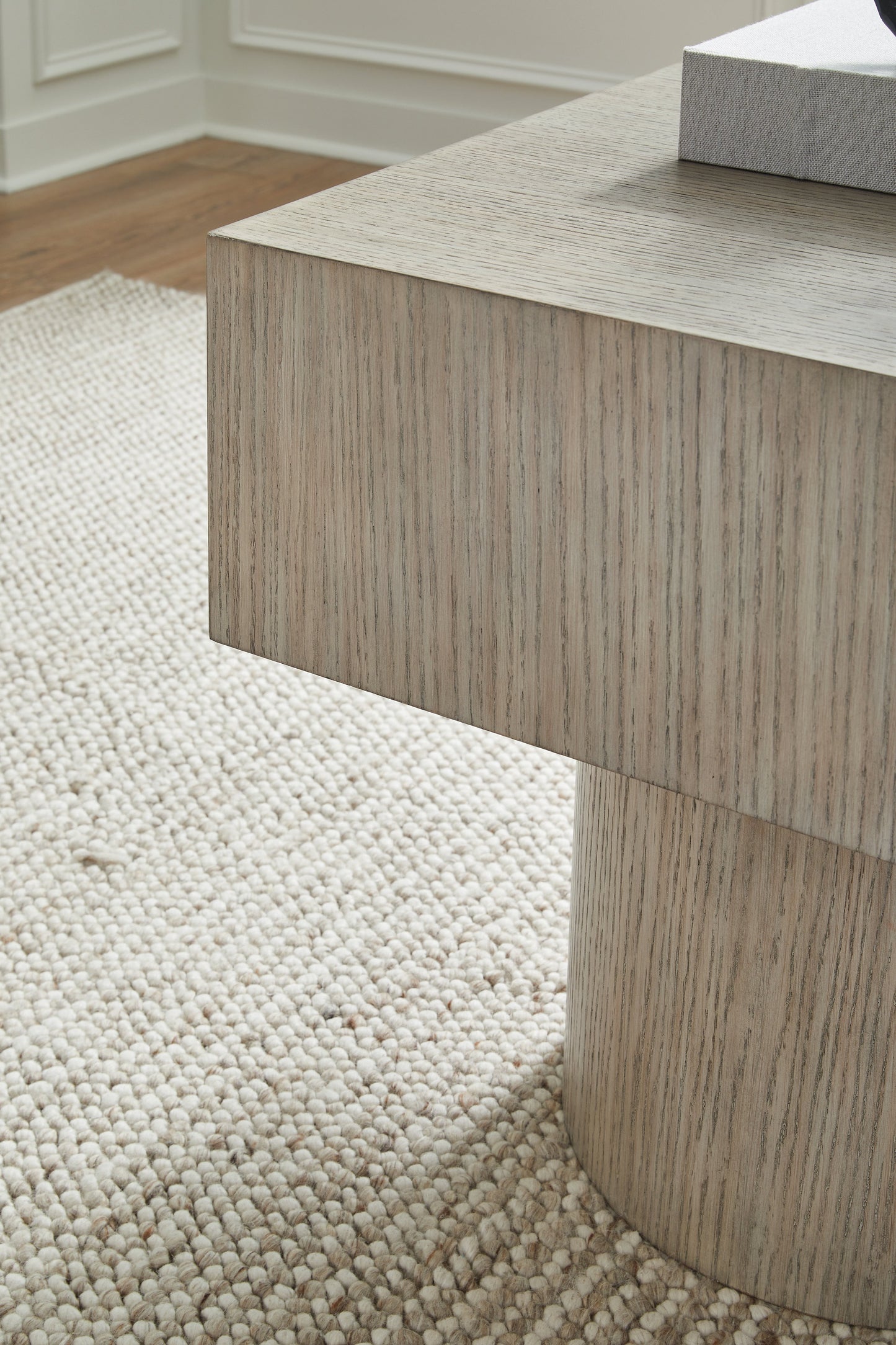 Jorielyn Light Grayish Brown Square End Table- Viva Furn