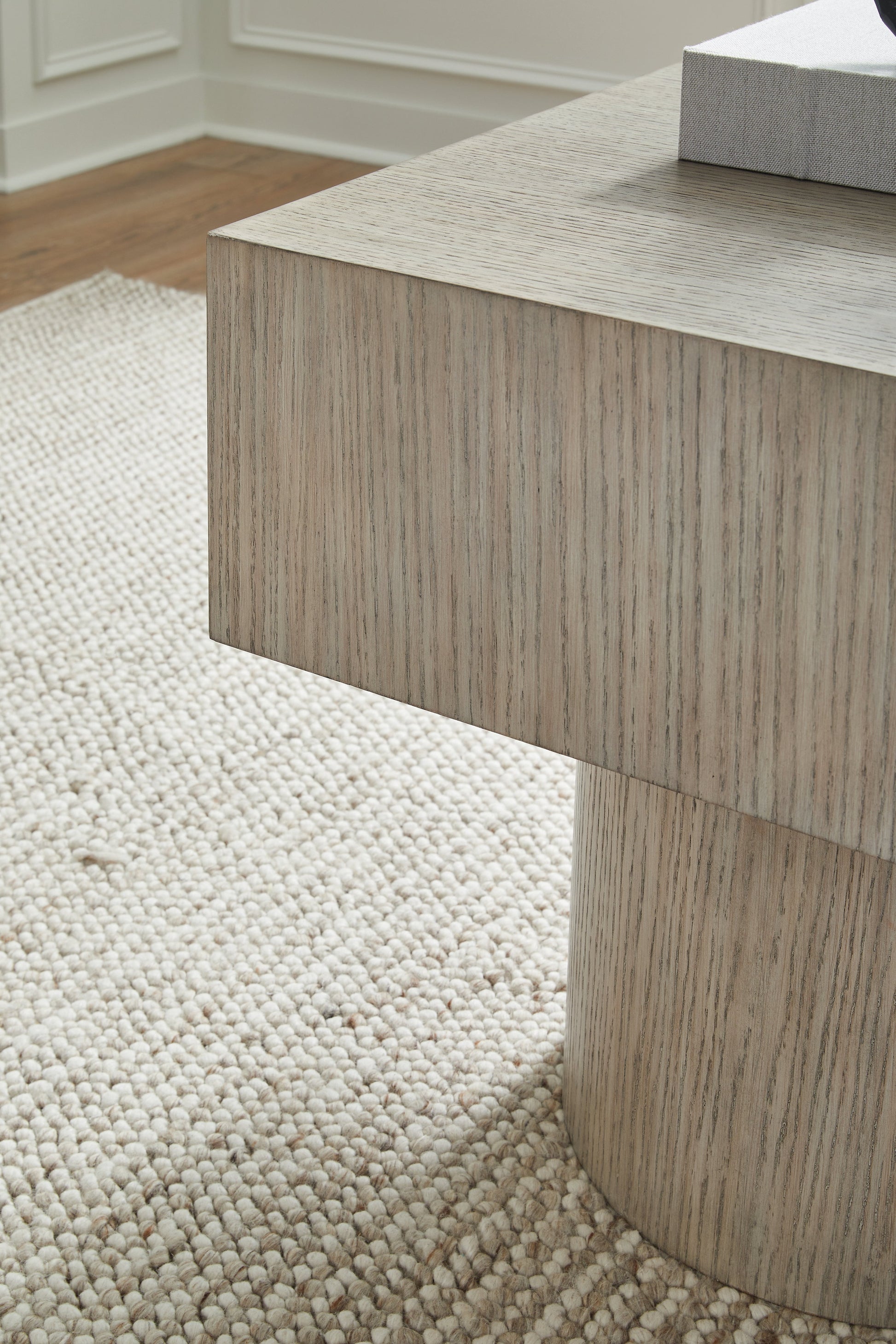 Jorielyn Light Grayish Brown Square End Table- Viva Furn