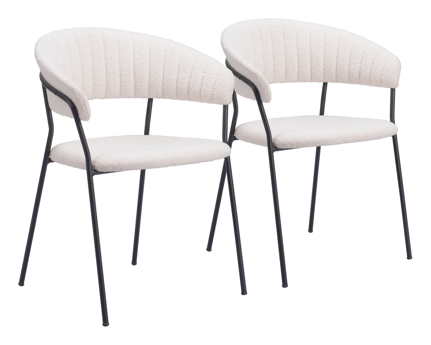 Josephine Cream Dining Chair (Set of 2) - Ornate Home