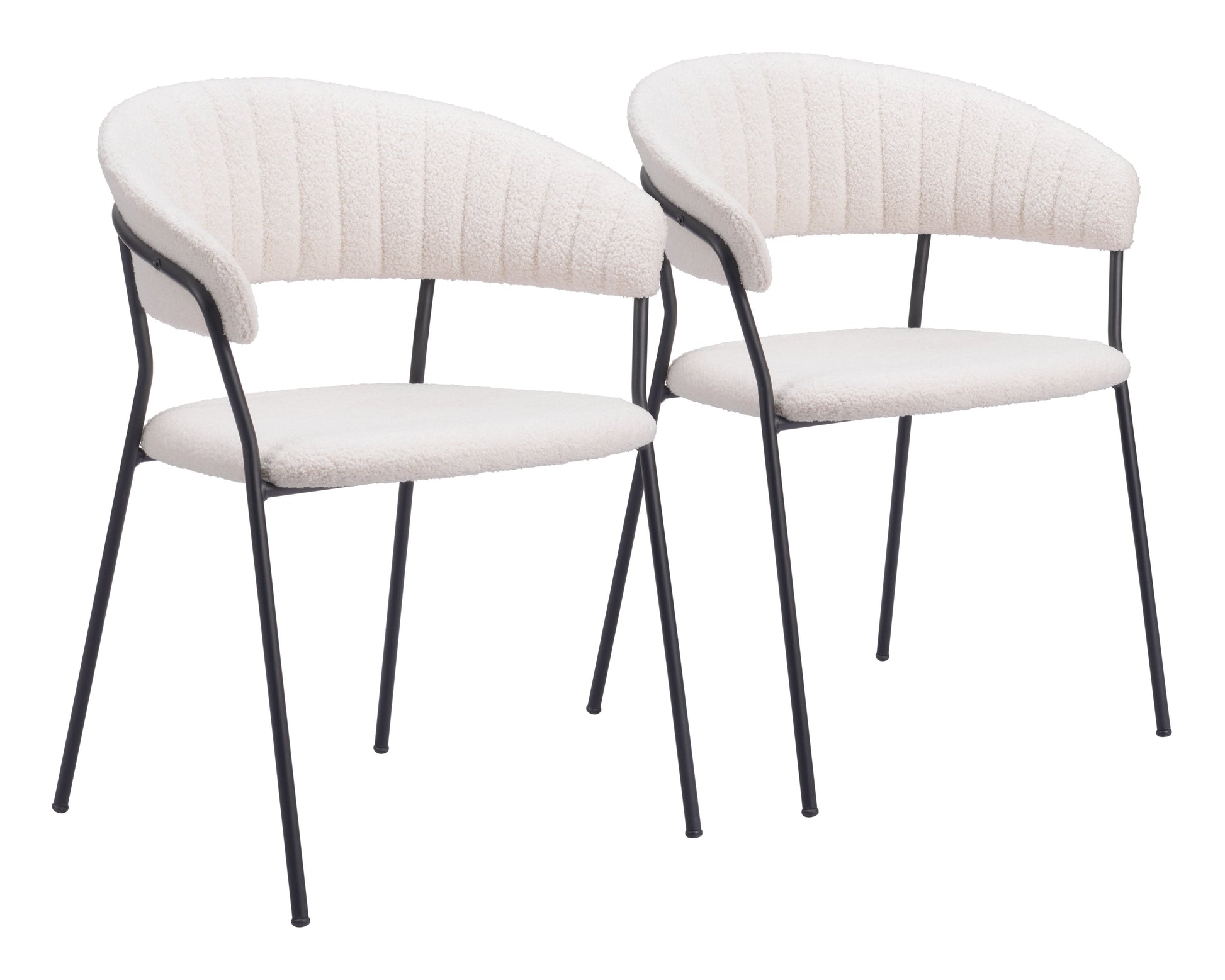 Josephine Cream Dining Chair (Set of 2) - Ornate Home