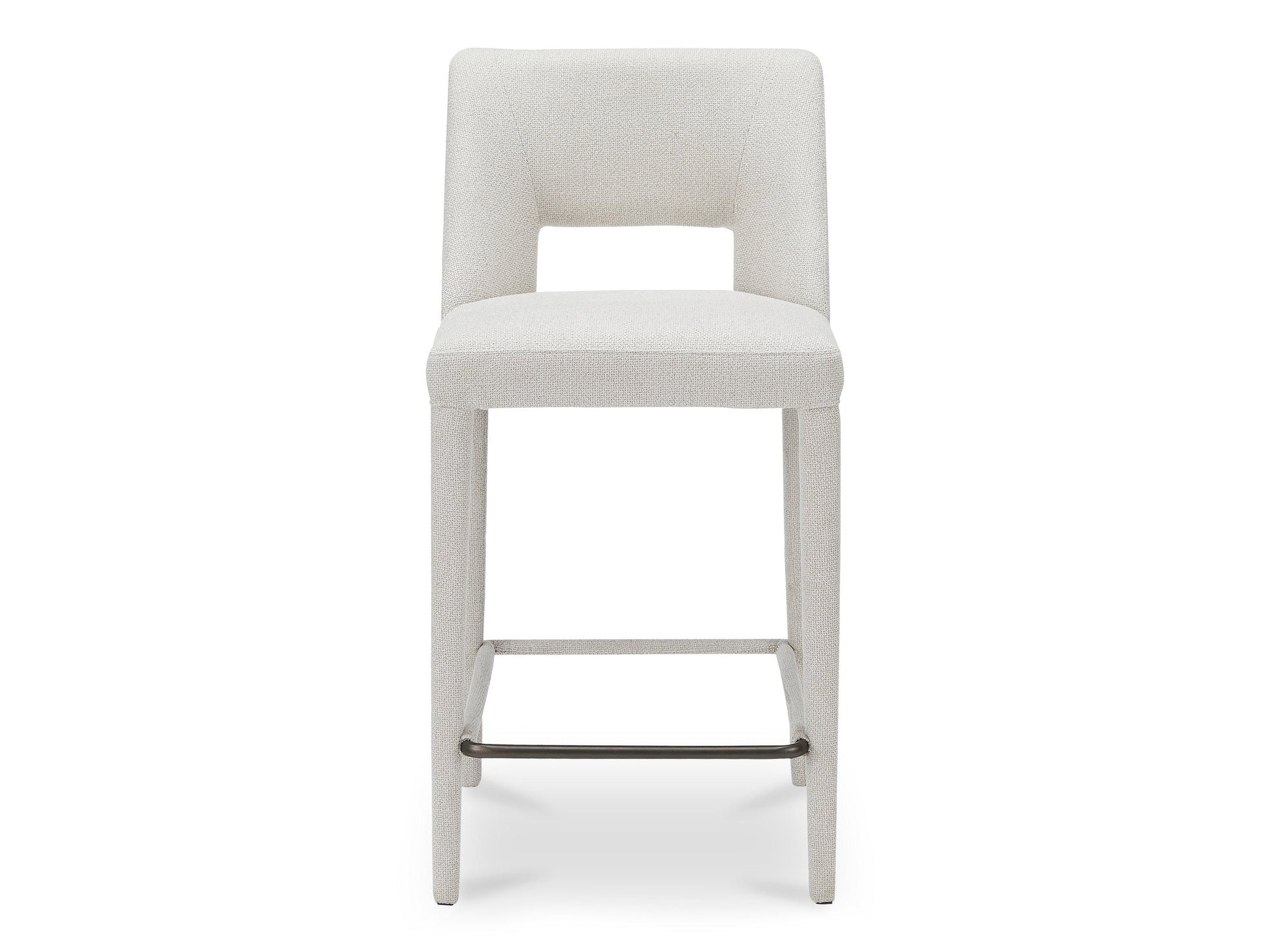 Joyce Beige Counter Stool - Ornate Home